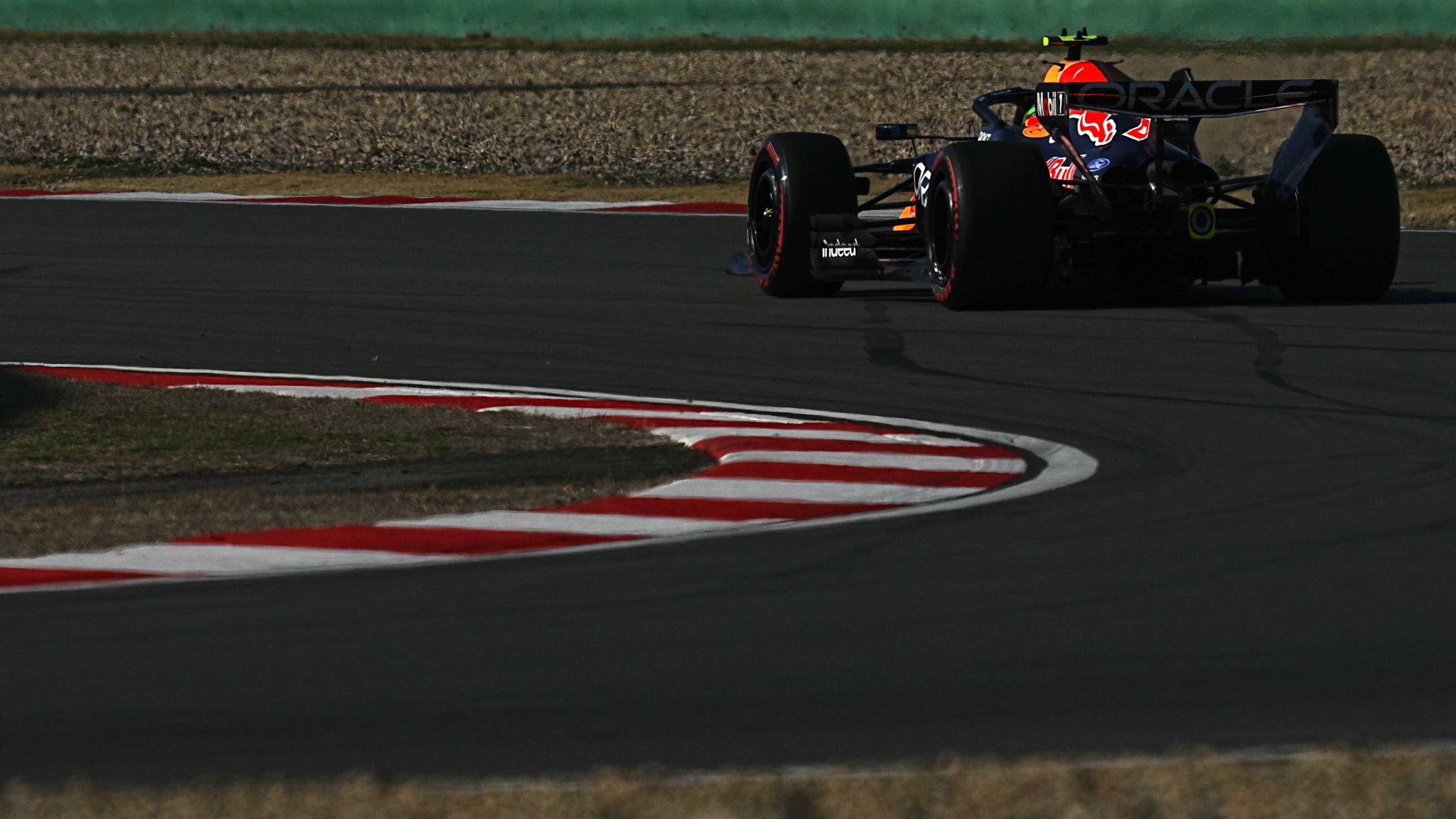 SHANGHAI, CHINA - MARCH 14: Isack Hadjar of France driving the (6) Oracle Red Bull Racing RB22 Red