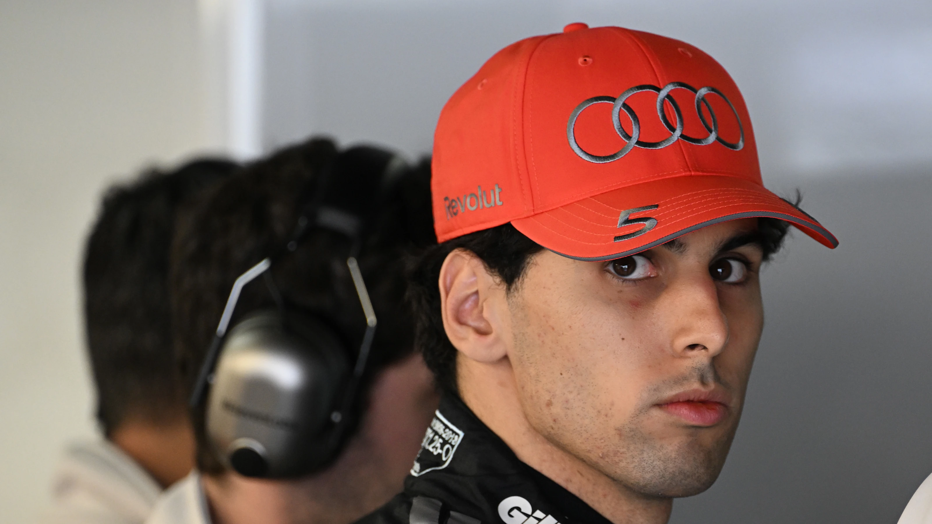 SUZUKA, JAPAN - MARCH 27: Gabriel Bortoleto of Brazil and Audi F1 Team looks on during practice