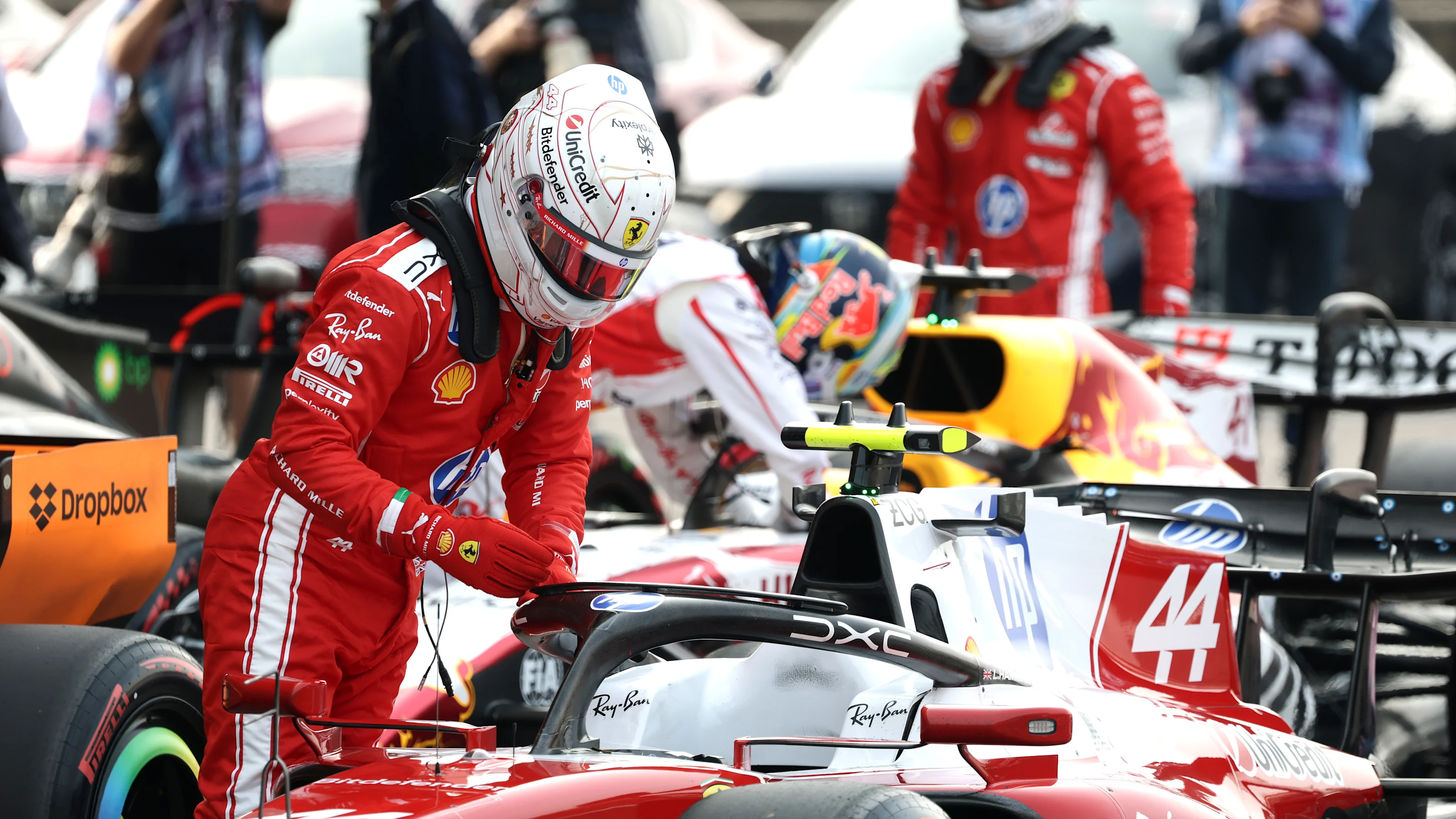 SUZUKA, JAPAN - MARCH 28: Sixth placed qualifier Lewis Hamilton of Great Britain and Scuderia