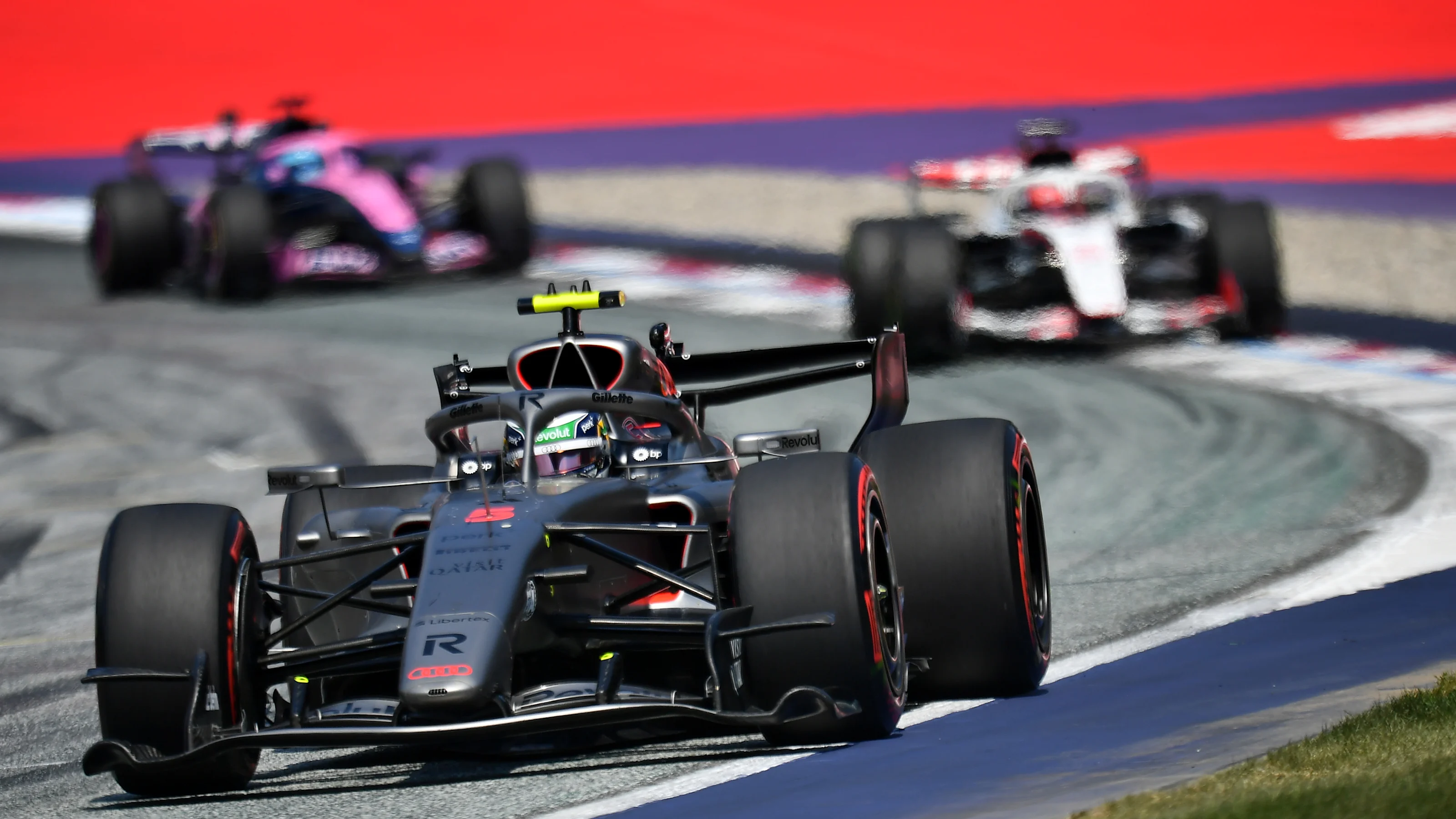 SPIELBERG, AUSTRIA - JUNE 28: Gabriel Bortoleto of Brazil driving the (5) Audi F1 Team R26 on track