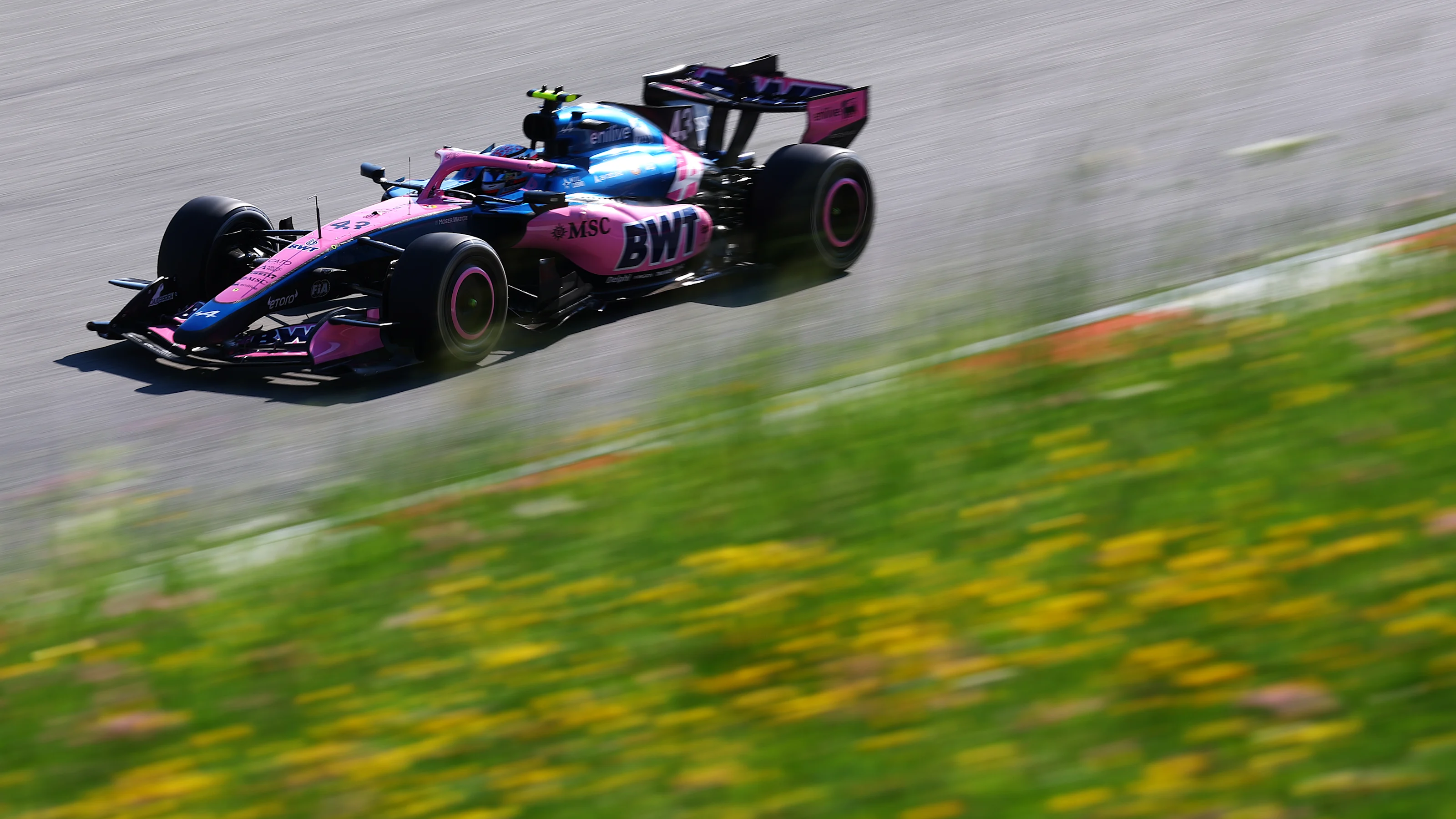 SPIELBERG, AUSTRIA - JUNE 26: Franco Colapinto of Argentina driving the (43) Alpine F1 A526