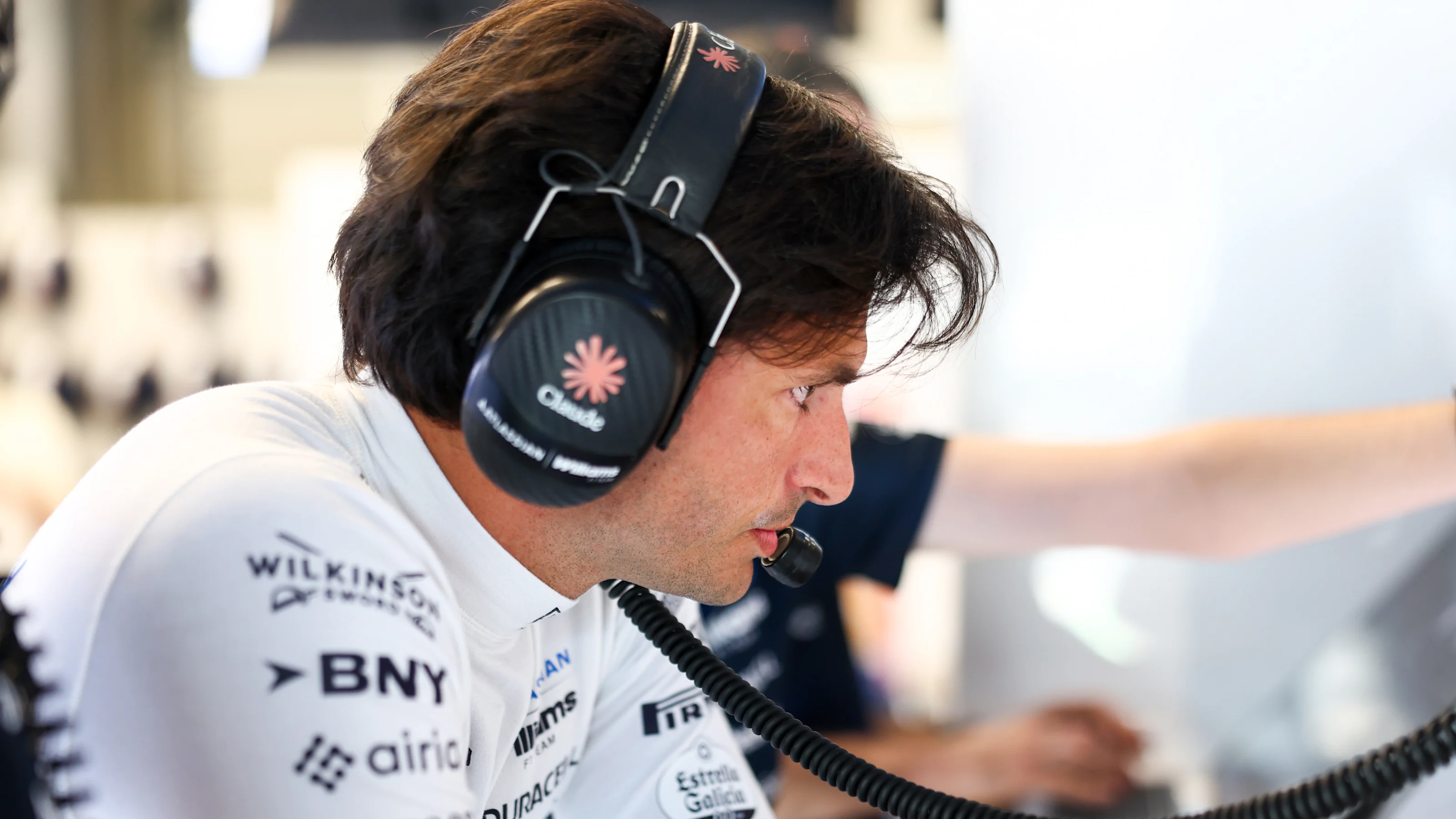 SPIELBERG, AUSTRIA - JUNE 26: Carlos Sainz of Spain and Williams looks on during practice ahead of