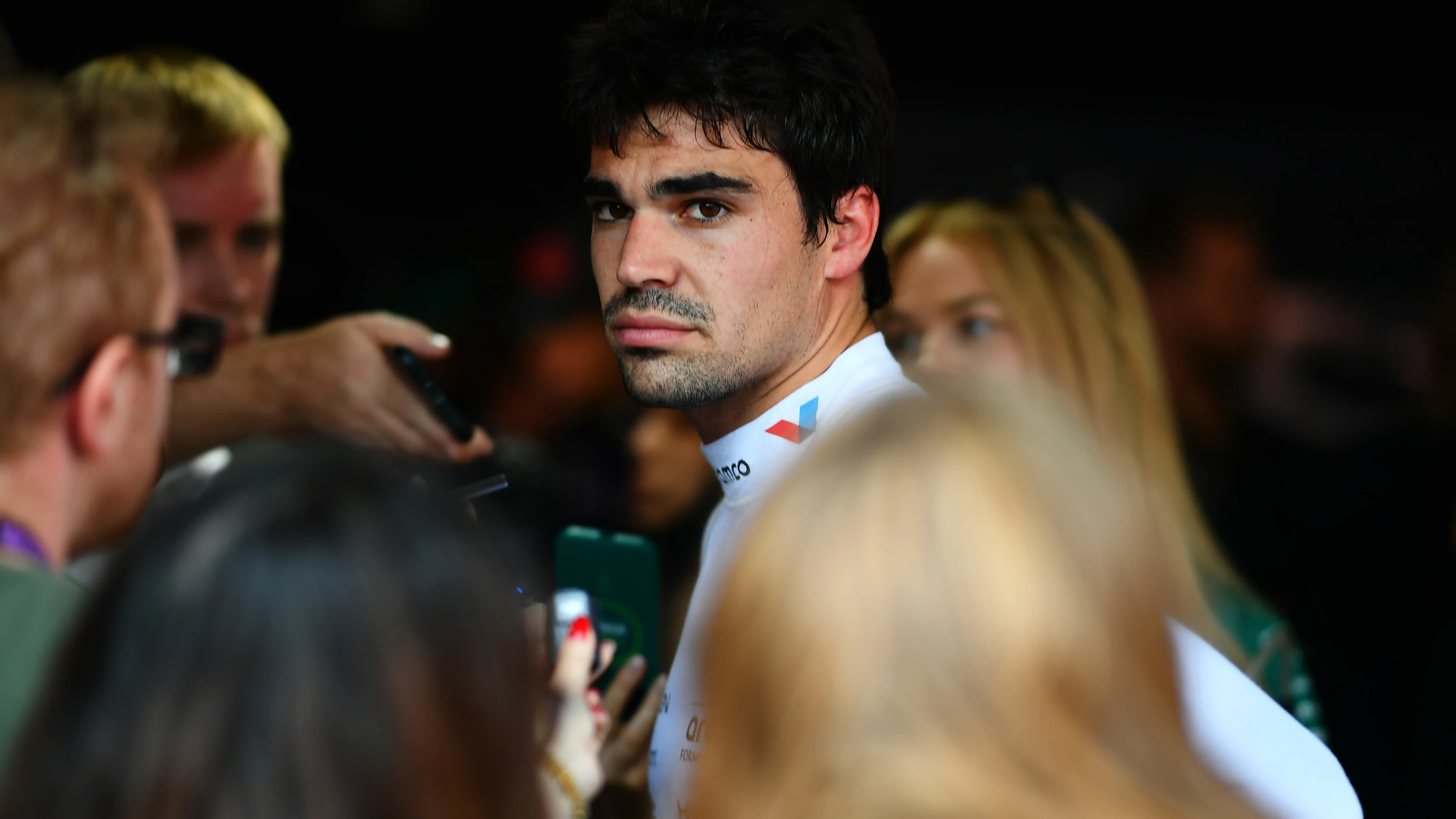 BAKU, AZERBAIJAN - SEPTEMBER 25: Twenty-first placed qualifier Lance Stroll of Canada and Aston