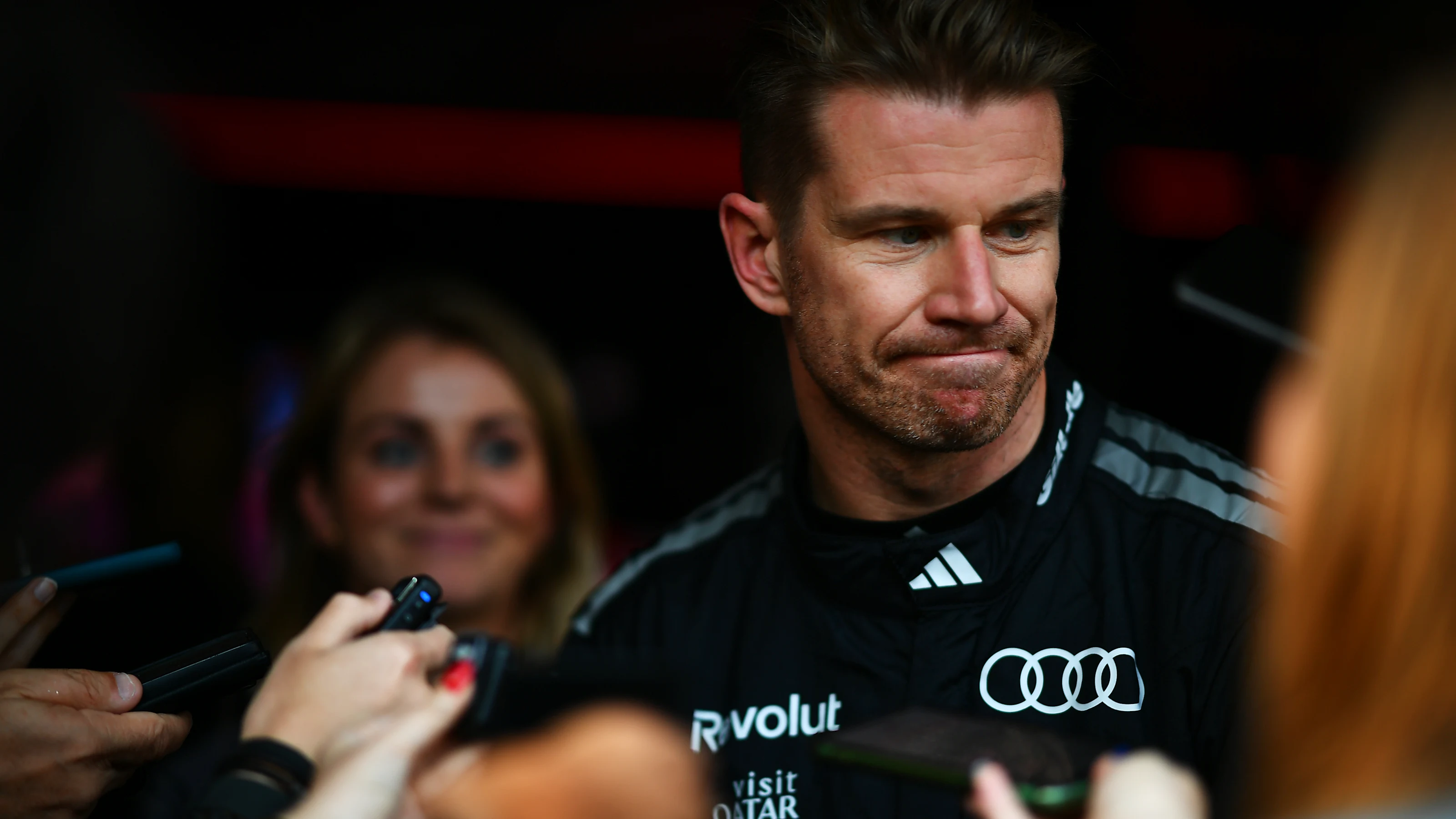 BAKU, AZERBAIJAN - SEPTEMBER 25: Eighteenth placed qualifier Nico Hulkenberg of Germany and Audi F1