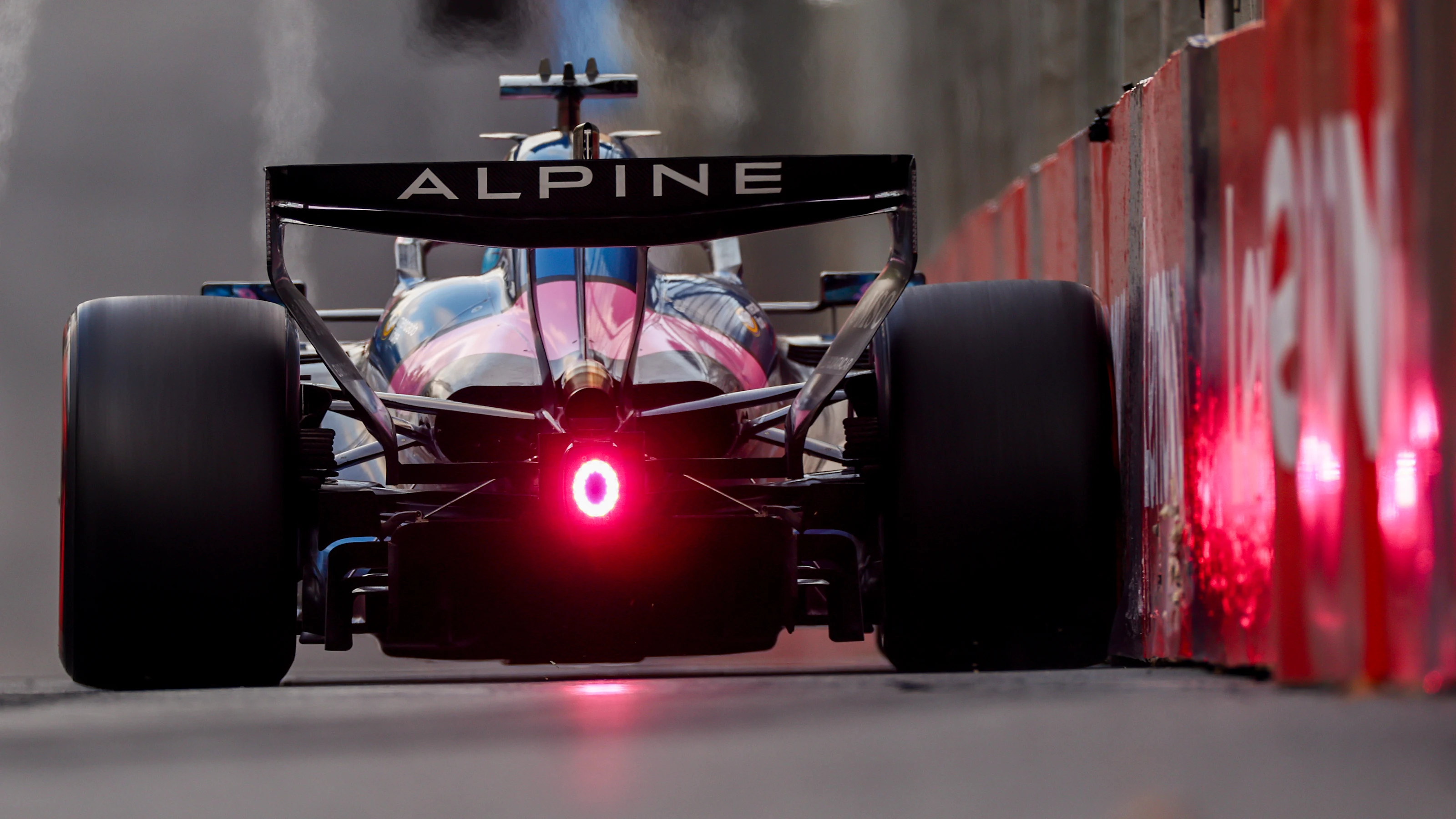 BAKU, AZERBAIJAN - SEPTEMBER 25: Pierre Gasly of France driving the (10) Alpine F1 A526 Mercedes on