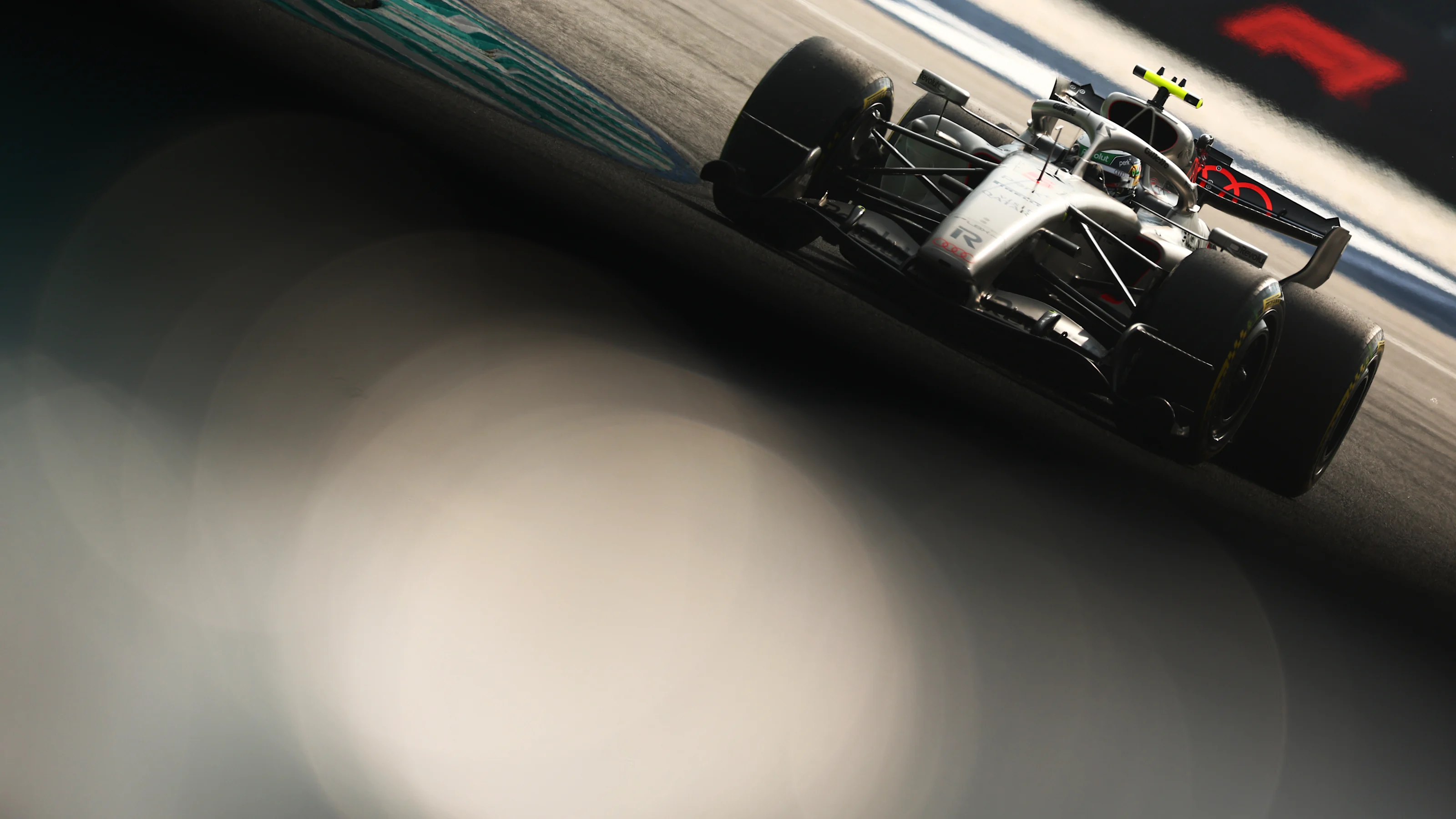 KUALA LUMPUR, MALAYSIA - OCTOBER 02: Gabriel Bortoleto of Brazil driving the (5) Audi F1 Team R26