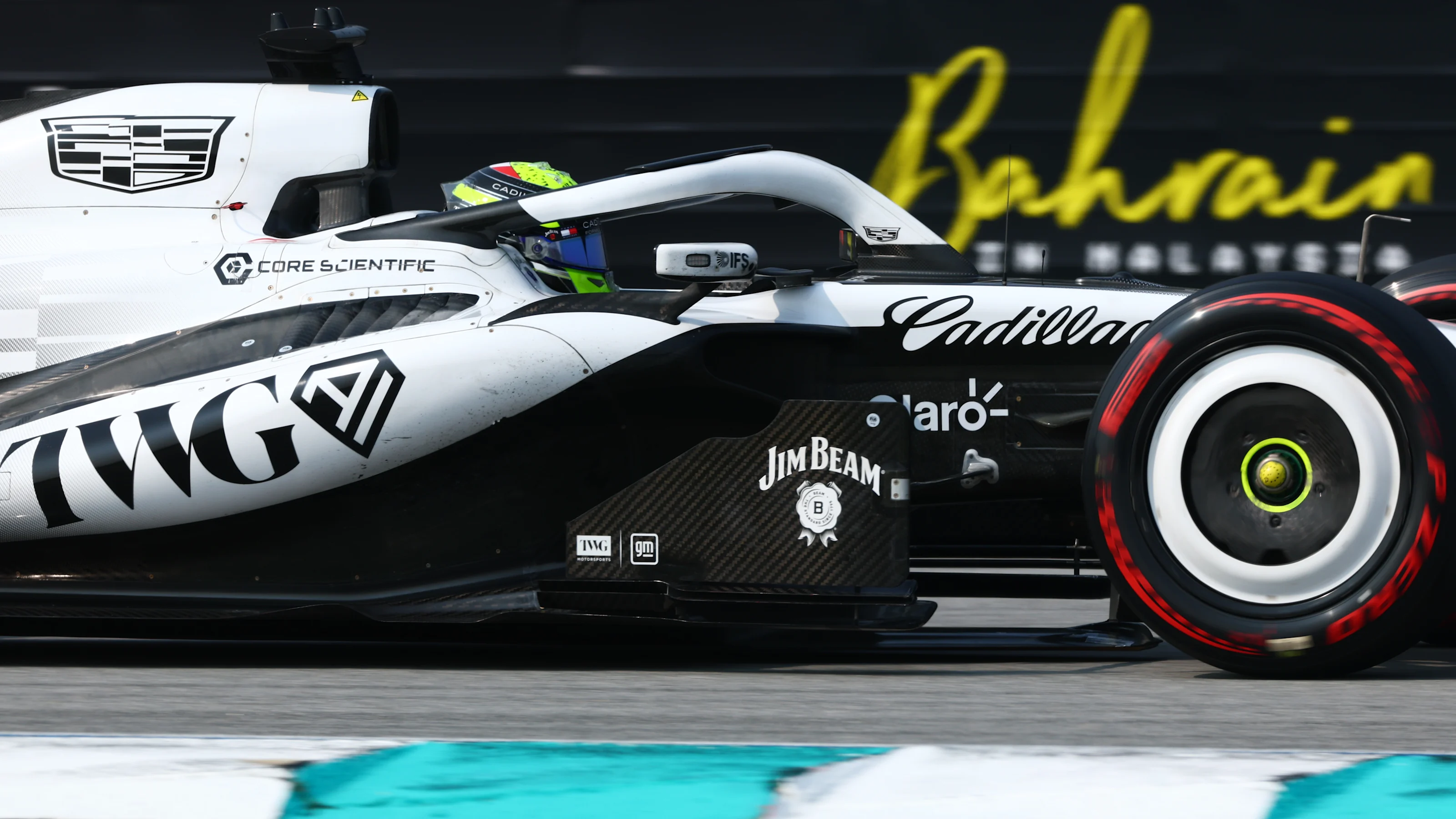KUALA LUMPUR, MALAYSIA - OCTOBER 03: Sergio Perez of Mexico driving the (11) Cadillac F1 Team