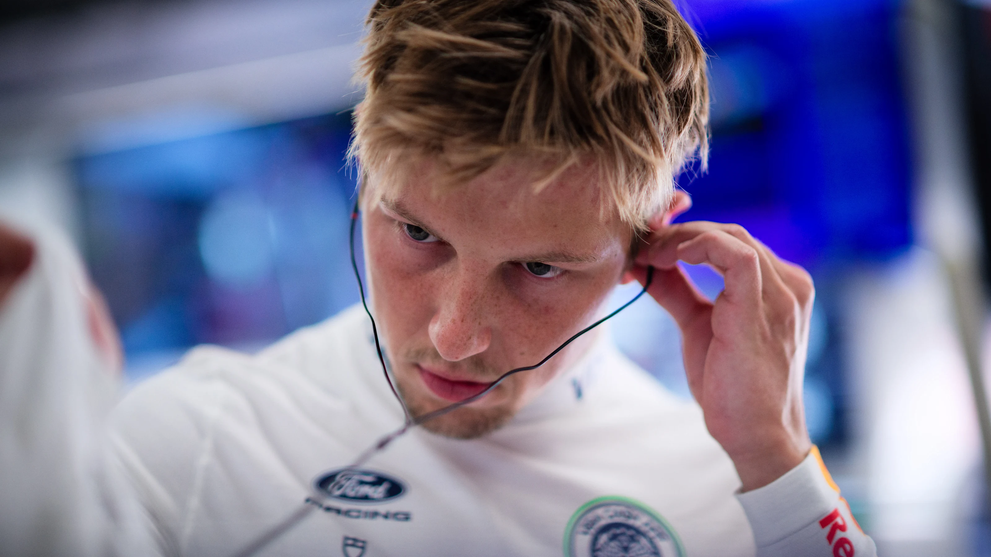 BARCELONA, SPAIN - JUNE 13: Liam Lawson of New Zealand and Visa Cash App Racing Bulls prepares to