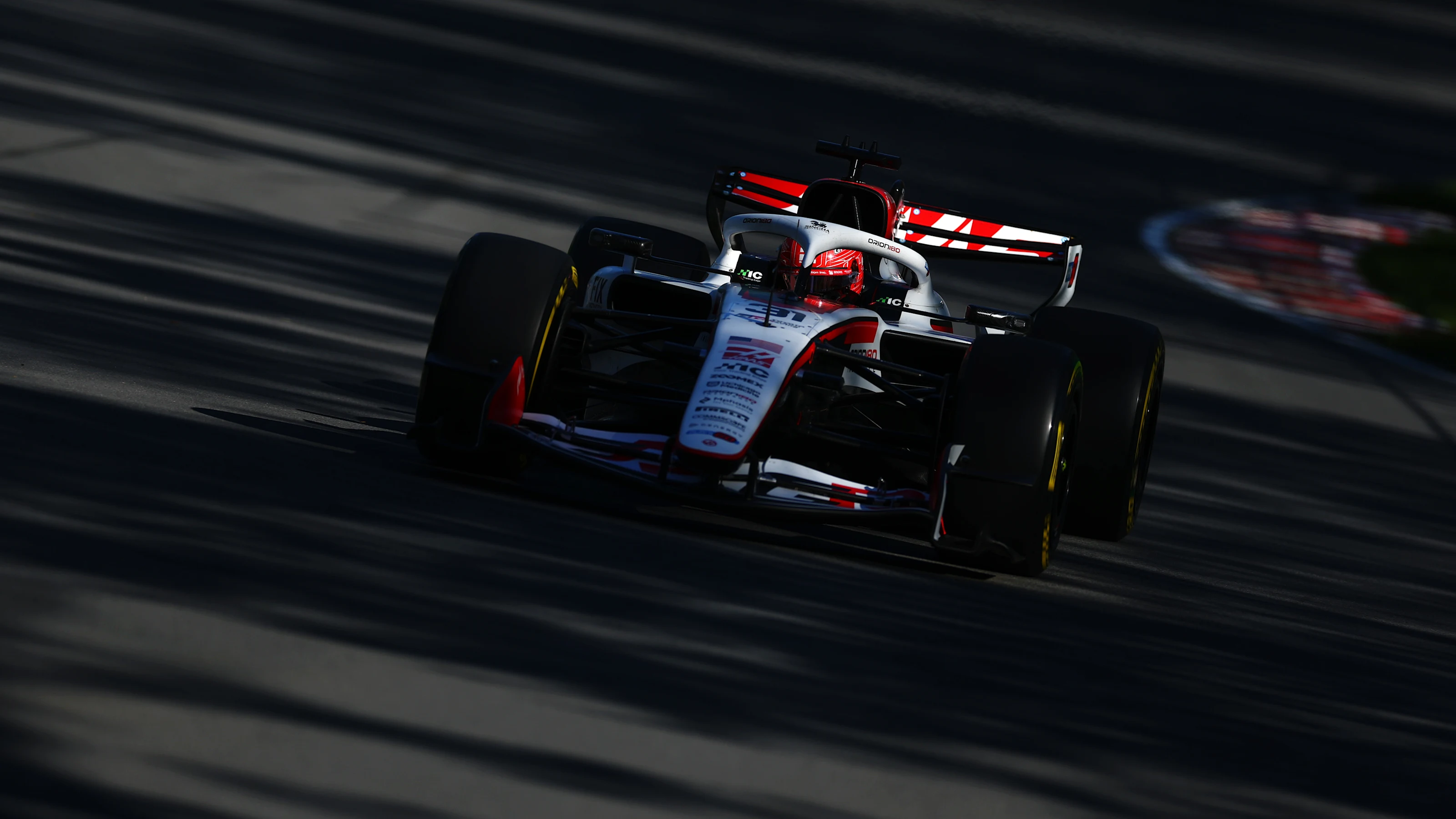 MONTREAL, QUEBEC - MAY 22: Esteban Ocon of France driving the (31) Haas F1 VF-26 Ferrari on track