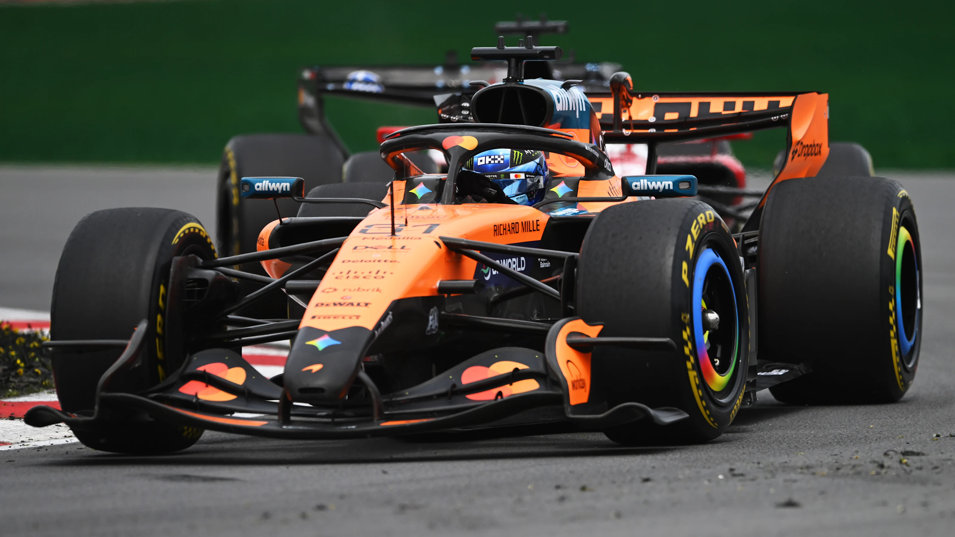 MONTREAL, QUEBEC - MAY 23: Oscar Piastri of Australia driving the (81) McLaren MCL40 Mercedes on