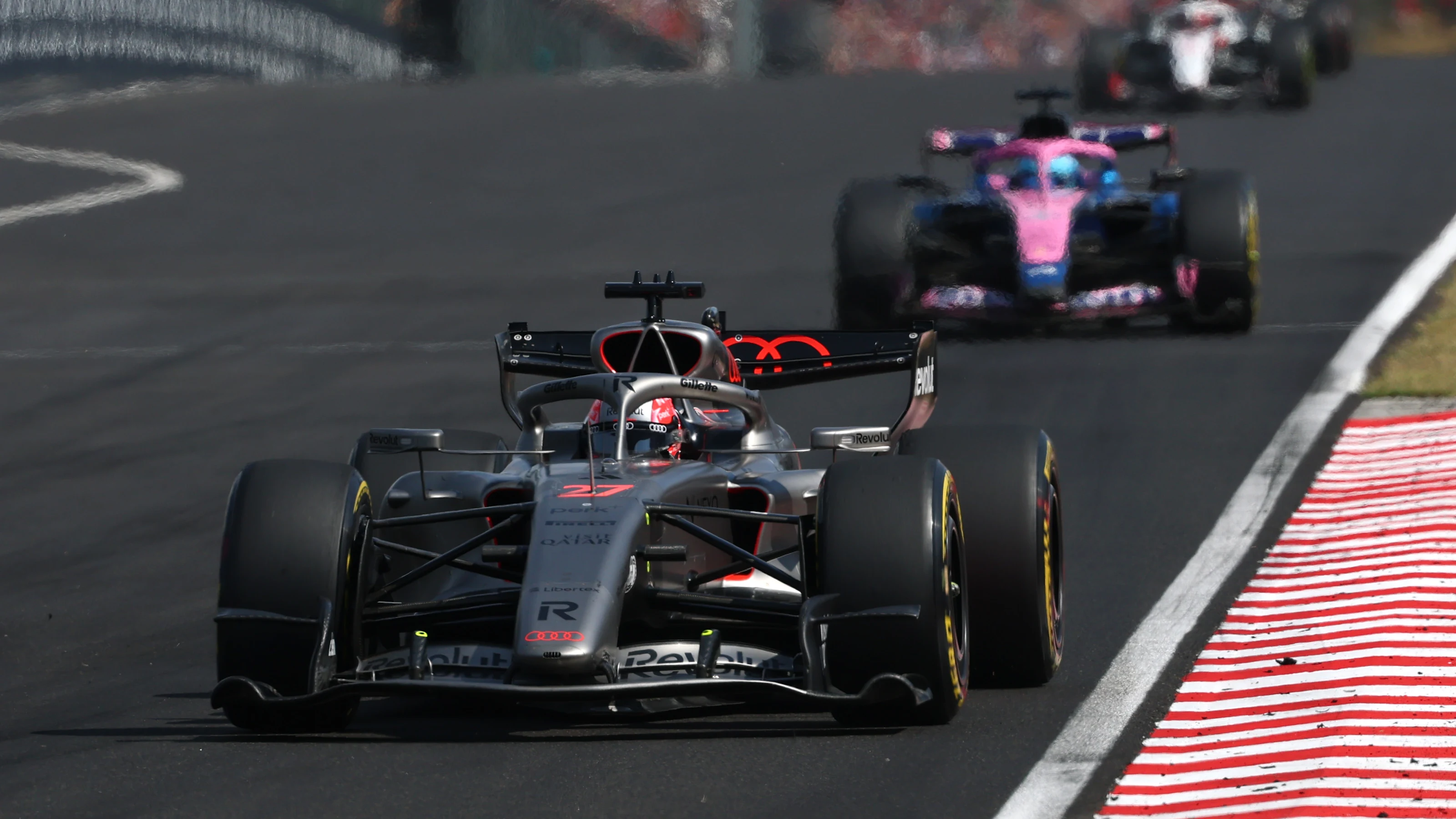 BUDAPEST, HUNGARY - JULY 26: Nico Hulkenberg of Germany driving the (27) Audi F1 Team R26 on track