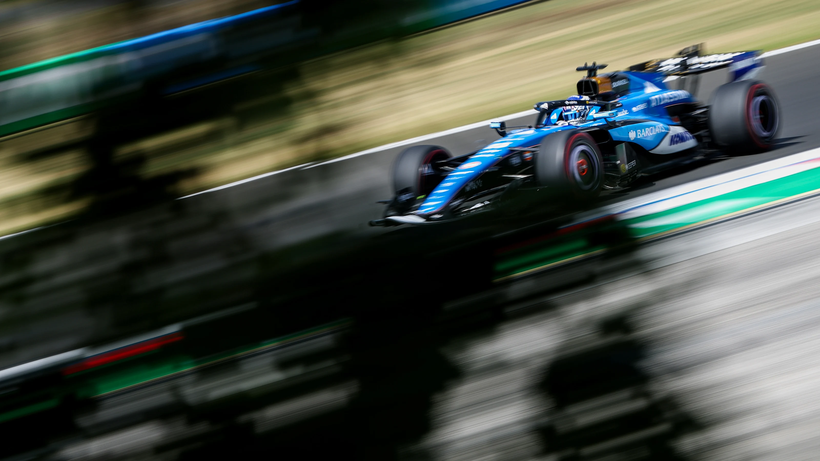 BUDAPEST, HUNGARY - JULY 24: Alexander Albon of Thailand driving the (23) Williams FW48 Mercedes on