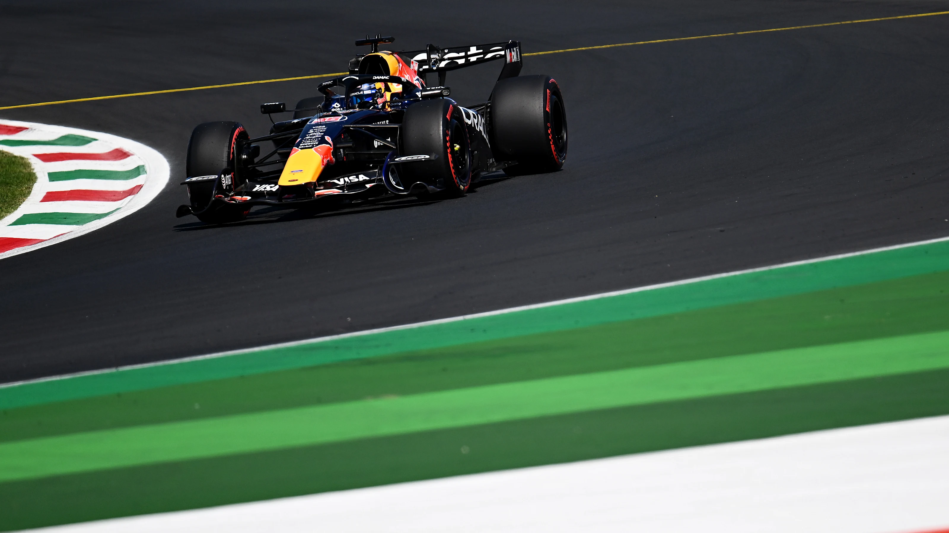 MONZA, ITALY - SEPTEMBER 04: Ayumu Iwasa of Japan driving the (36) Oracle Red Bull Racing RB22 Red