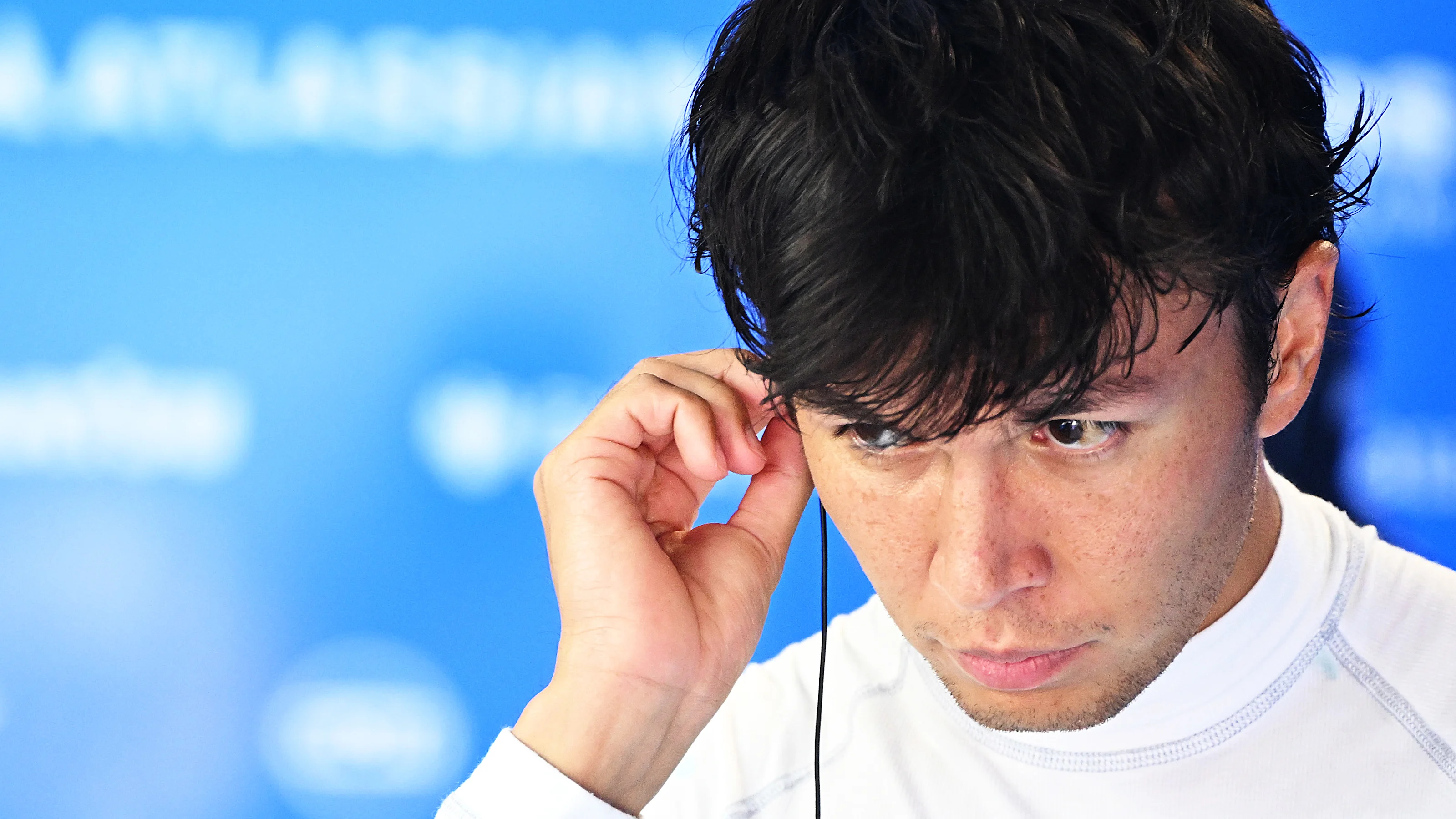 MONZA, ITALY - SEPTEMBER 04: Alexander Albon of Thailand and Williams looks on during practice