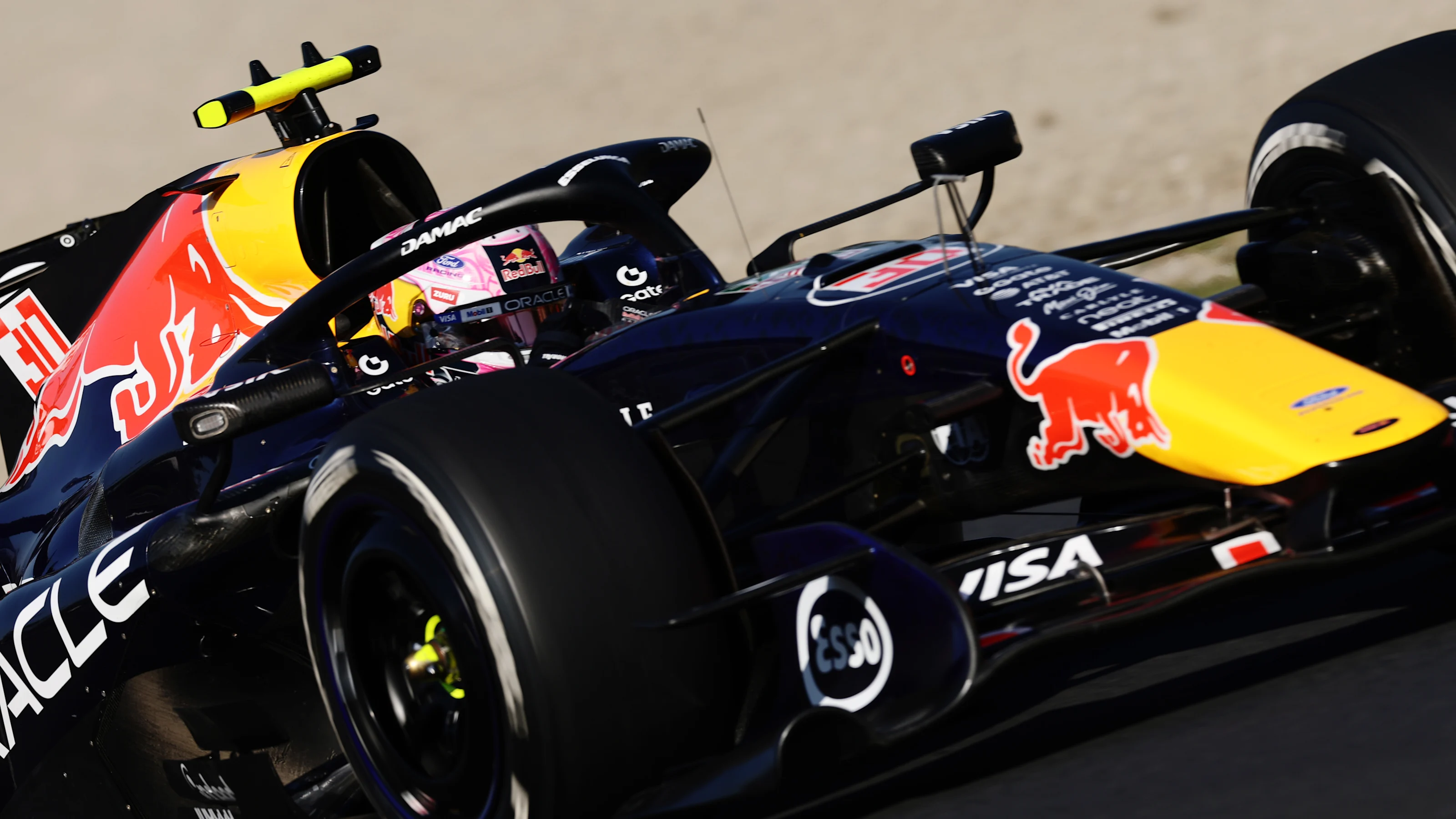 MONZA, ITALY - SEPTEMBER 04: Liam Lawson of New. Zealand driving the (30) Oracle Red Bull Racing
