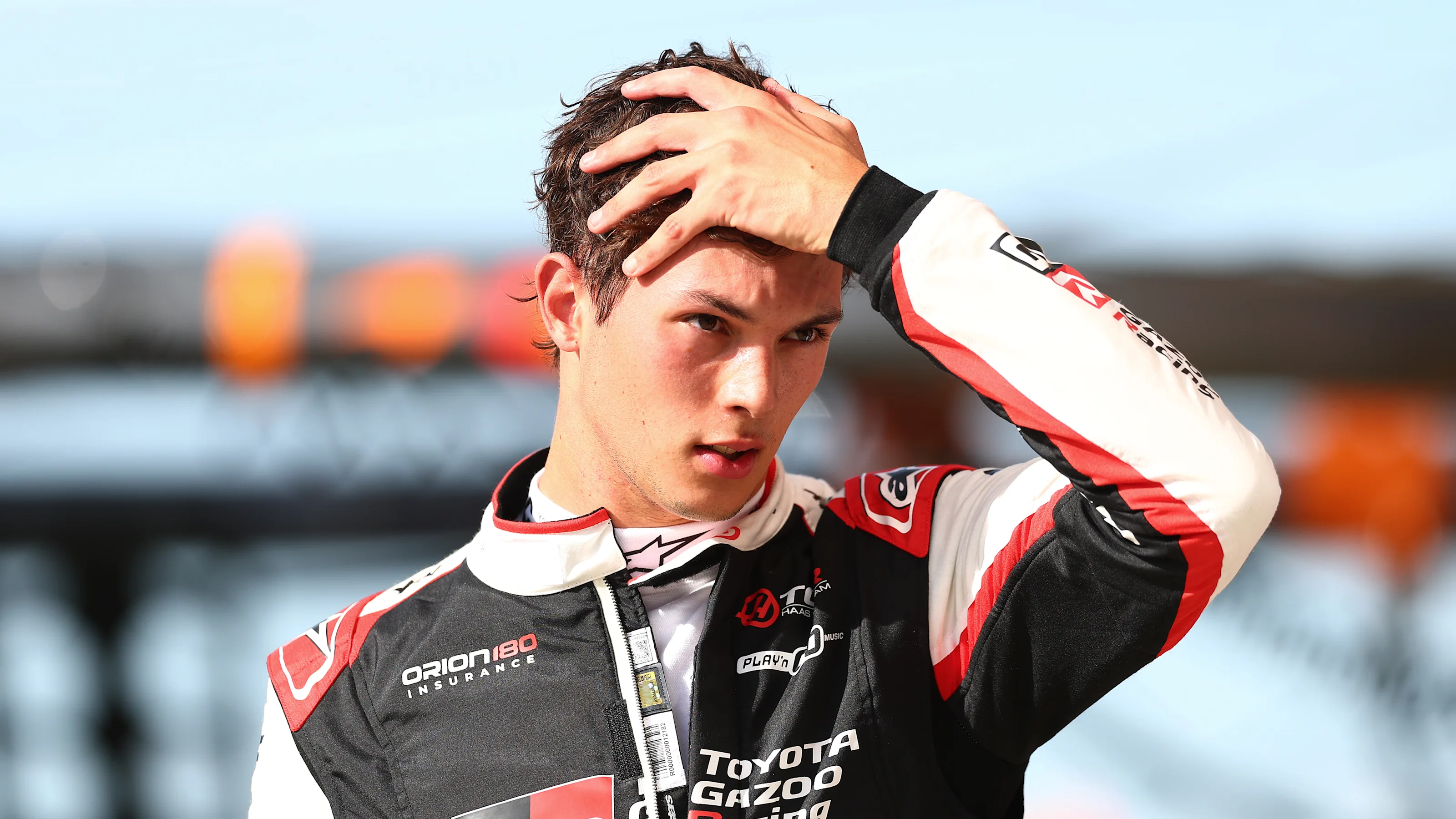 MONZA, ITALY - SEPTEMBER 05: Twelfth placed qualifier Oliver Bearman of Great Britain and Haas F1