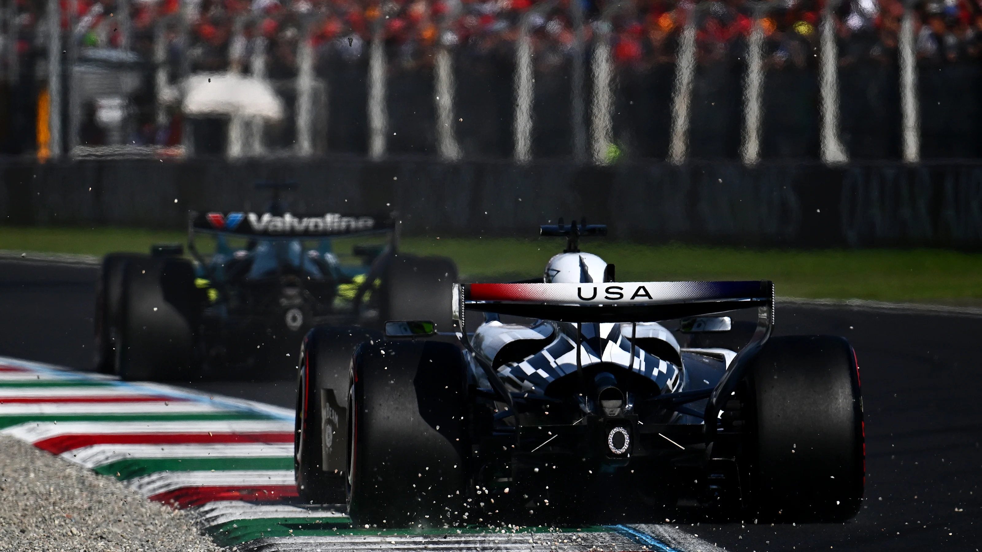 MONZA, ITALY - SEPTEMBER 05: Sergio Perez of Mexico driving the (11) Cadillac F1 Team MAC-26