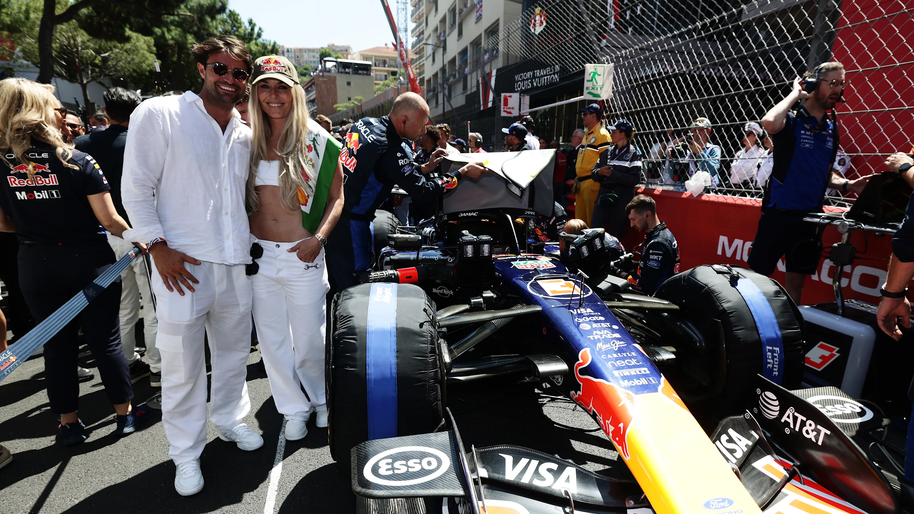 MONTE-CARLO, MONACO - JUNE 07: Lindsey Vonn on the grid prior to the F1 Grand Prix of Monaco at