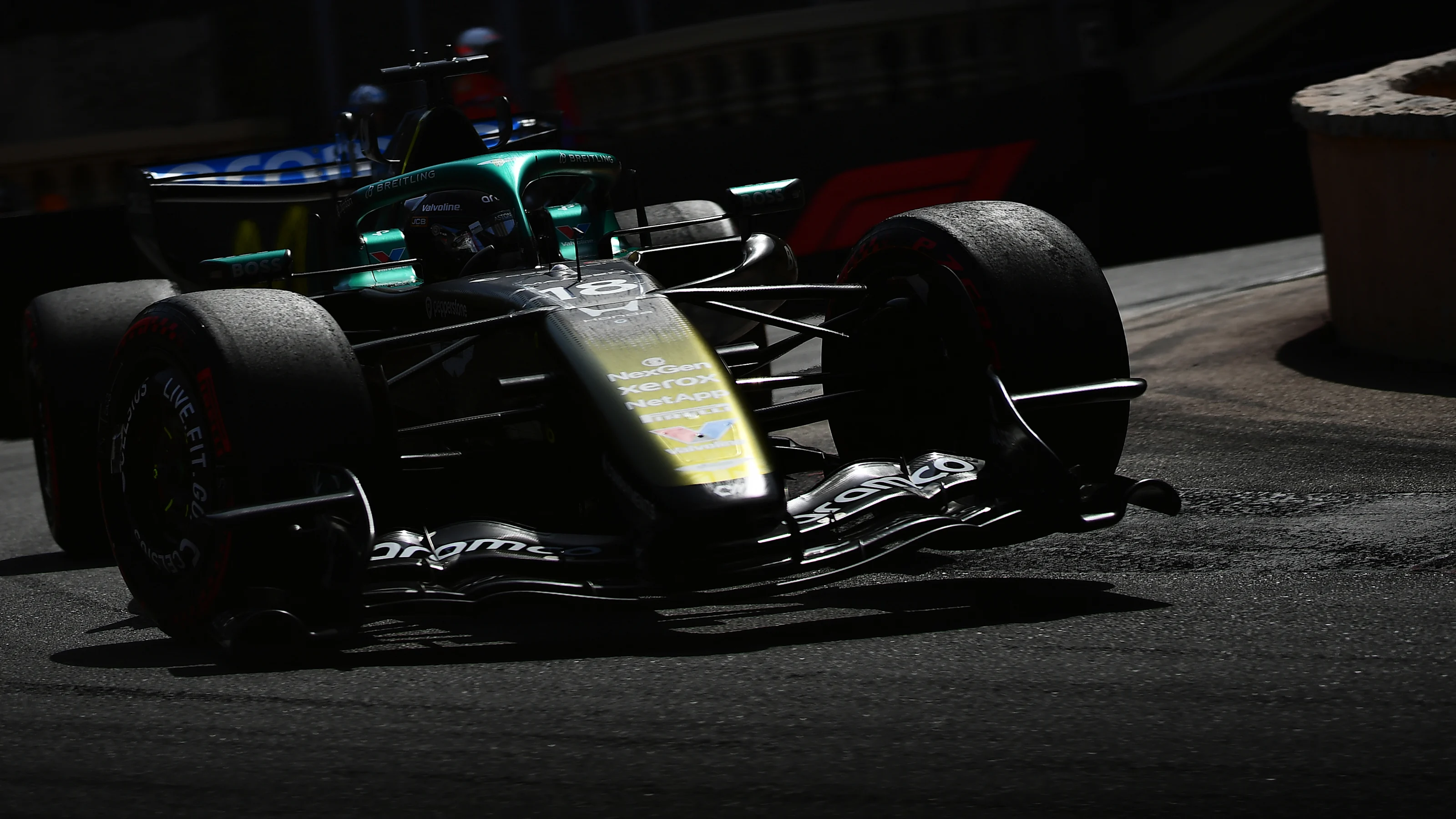 MONTE-CARLO, MONACO - JUNE 07: Lance Stroll of Canada driving the (18) Aston Martin F1 Team AMR26