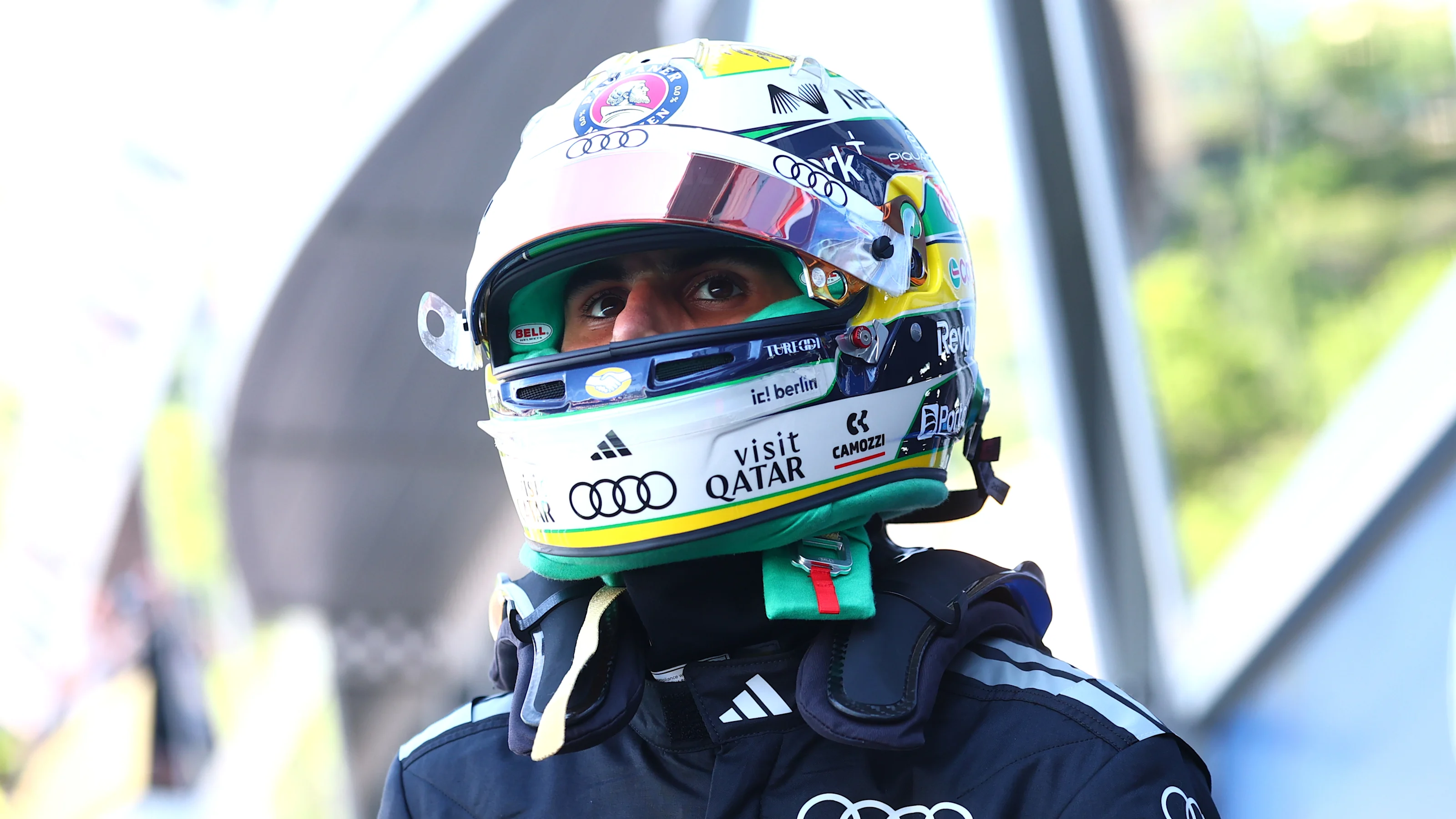 MONTE-CARLO, MONACO - JUNE 06: Sixteenth placed qualifier Gabriel Bortoleto of Brazil and Audi F1