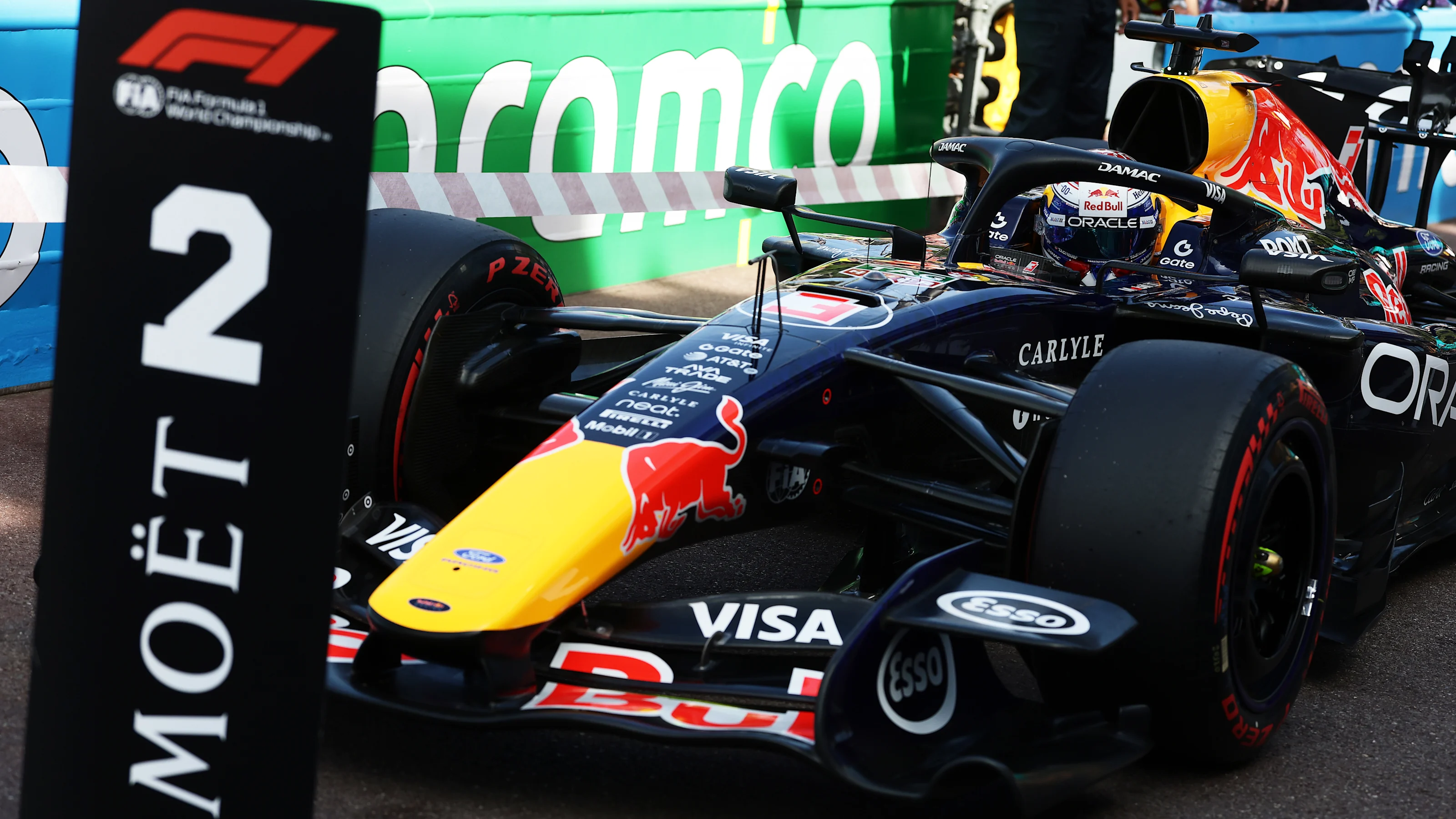 MONTE-CARLO, MONACO - JUNE 06: Second placed qualifier Max Verstappen of the Netherlands and Oracle