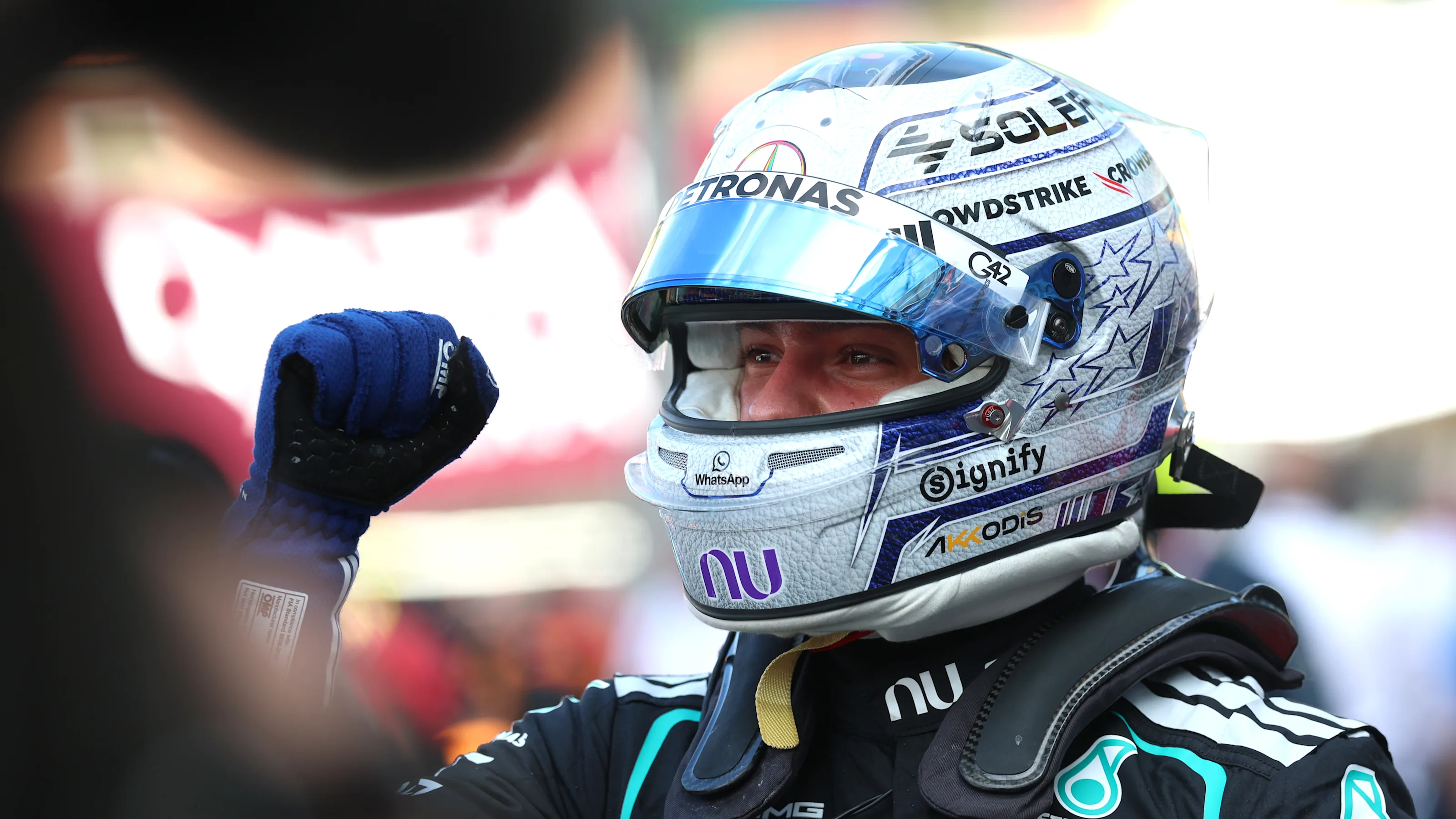MONTE-CARLO, MONACO - JUNE 06: Pole position qualifier Andrea Kimi Antonelli of Italy and Mercedes