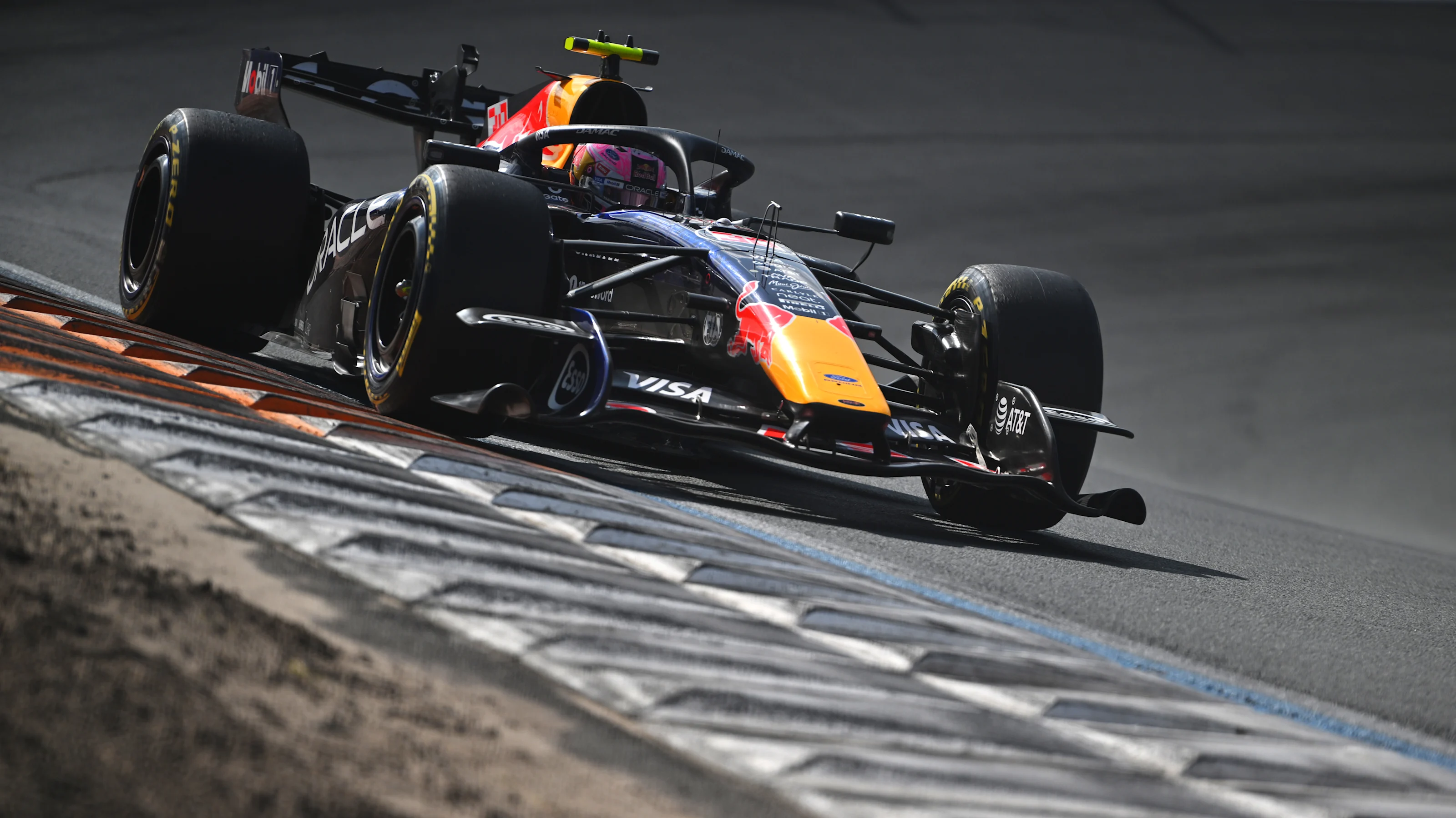 ZANDVOORT, NETHERLANDS - AUGUST 23: Liam Lawson of New. Zealand driving the (30) Oracle Red Bull