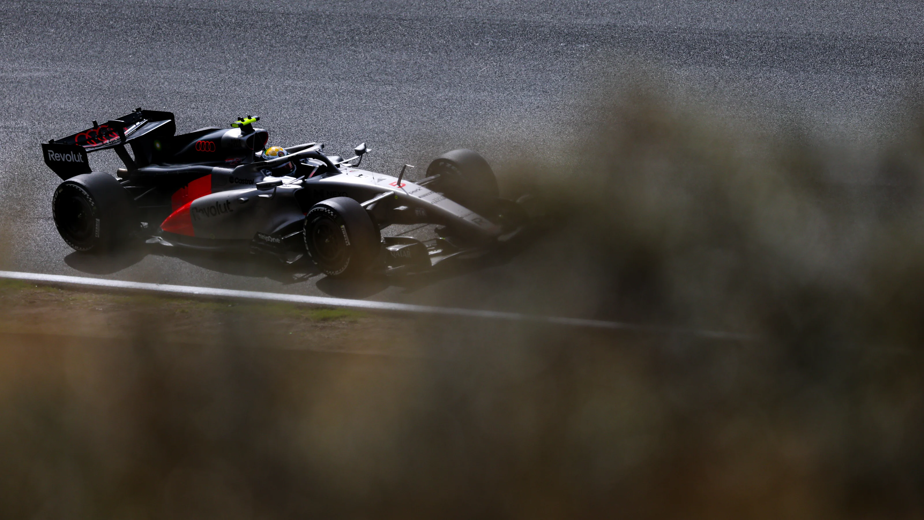 ZANDVOORT, NETHERLANDS - AUGUST 21: Gabriel Bortoleto of Brazil driving the (5) Audi F1 Team R26 on