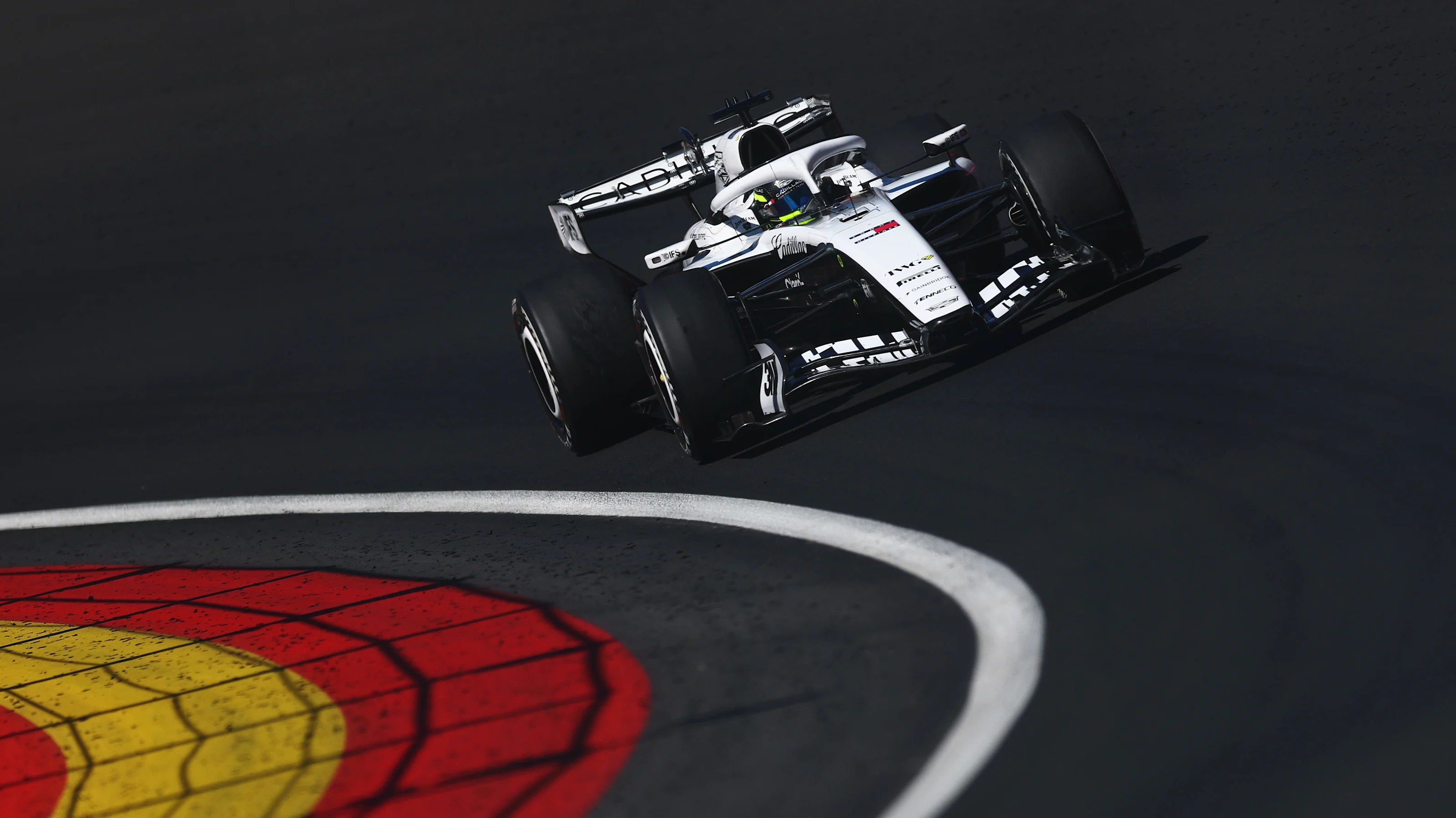 MADRID, SPAIN - SEPTEMBER 13: Sergio Perez of Mexico driving the (11) Cadillac F1 Team MAC-26
