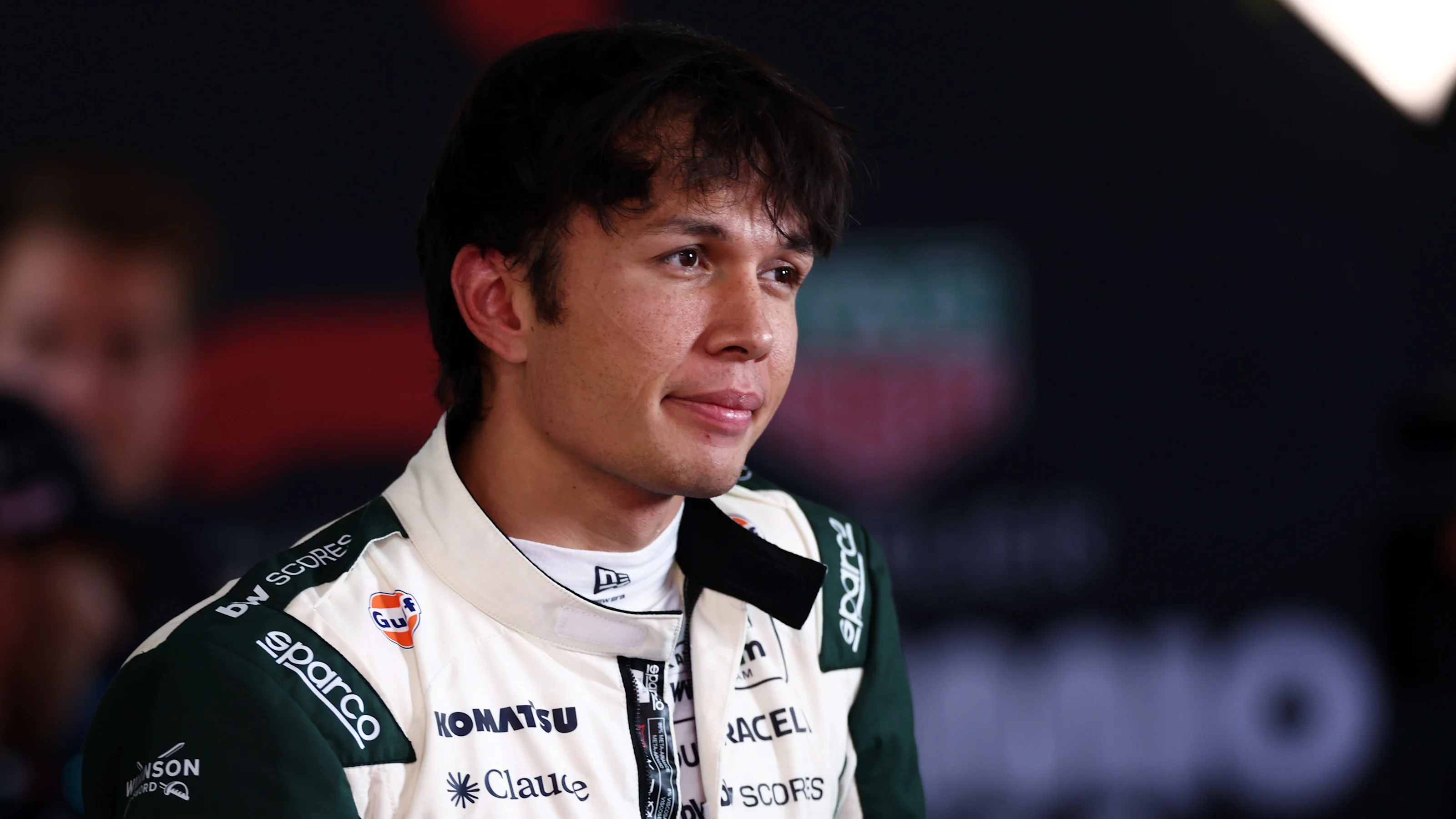 MADRID, SPAIN - SEPTEMBER 12: Sixteenth placed qualifier Alexander Albon of Thailand and Williams