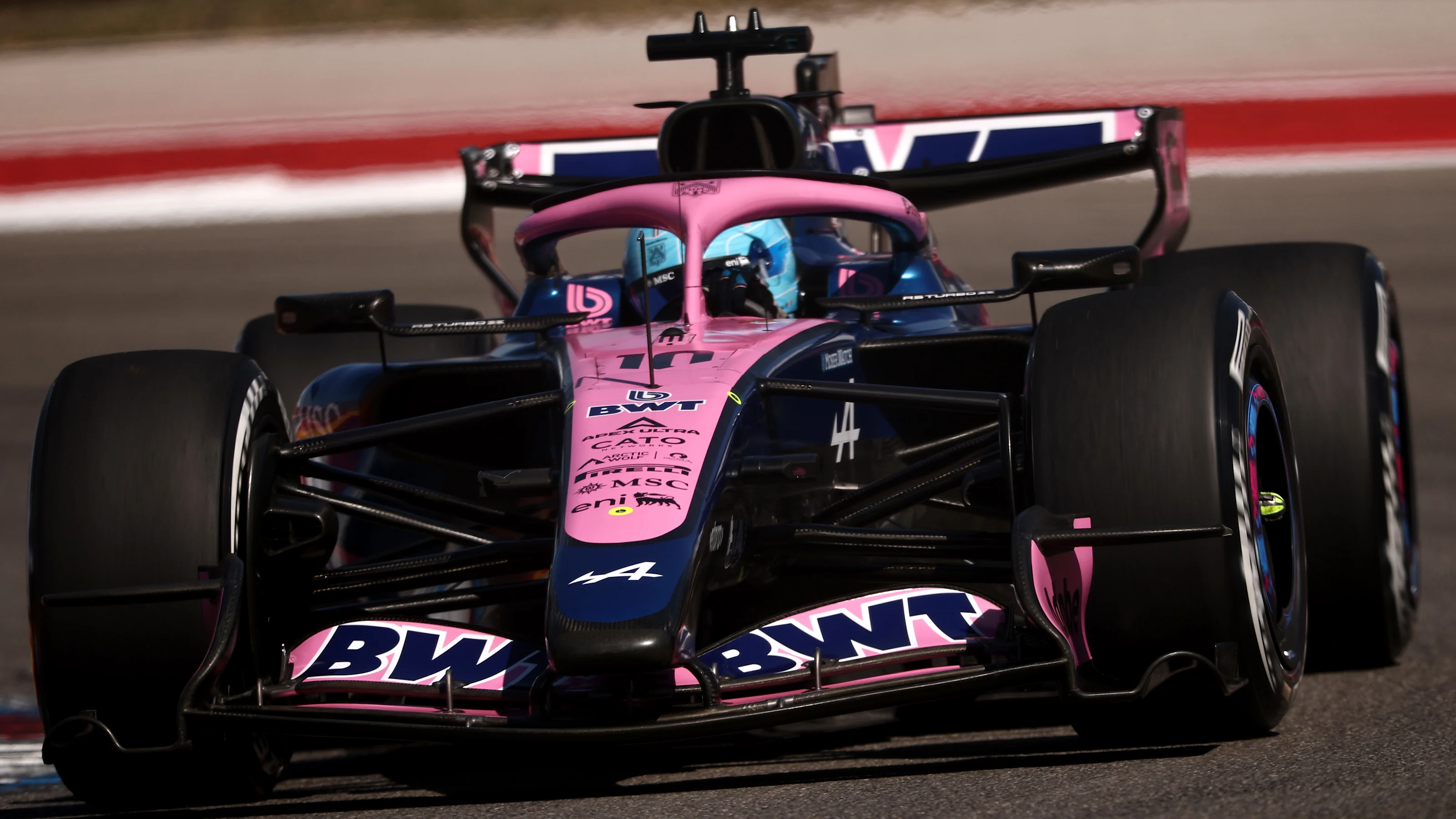 AUSTIN, TEXAS - OCTOBER 23: Pierre Gasly of France driving the (10) Alpine F1 A526 Mercedes on