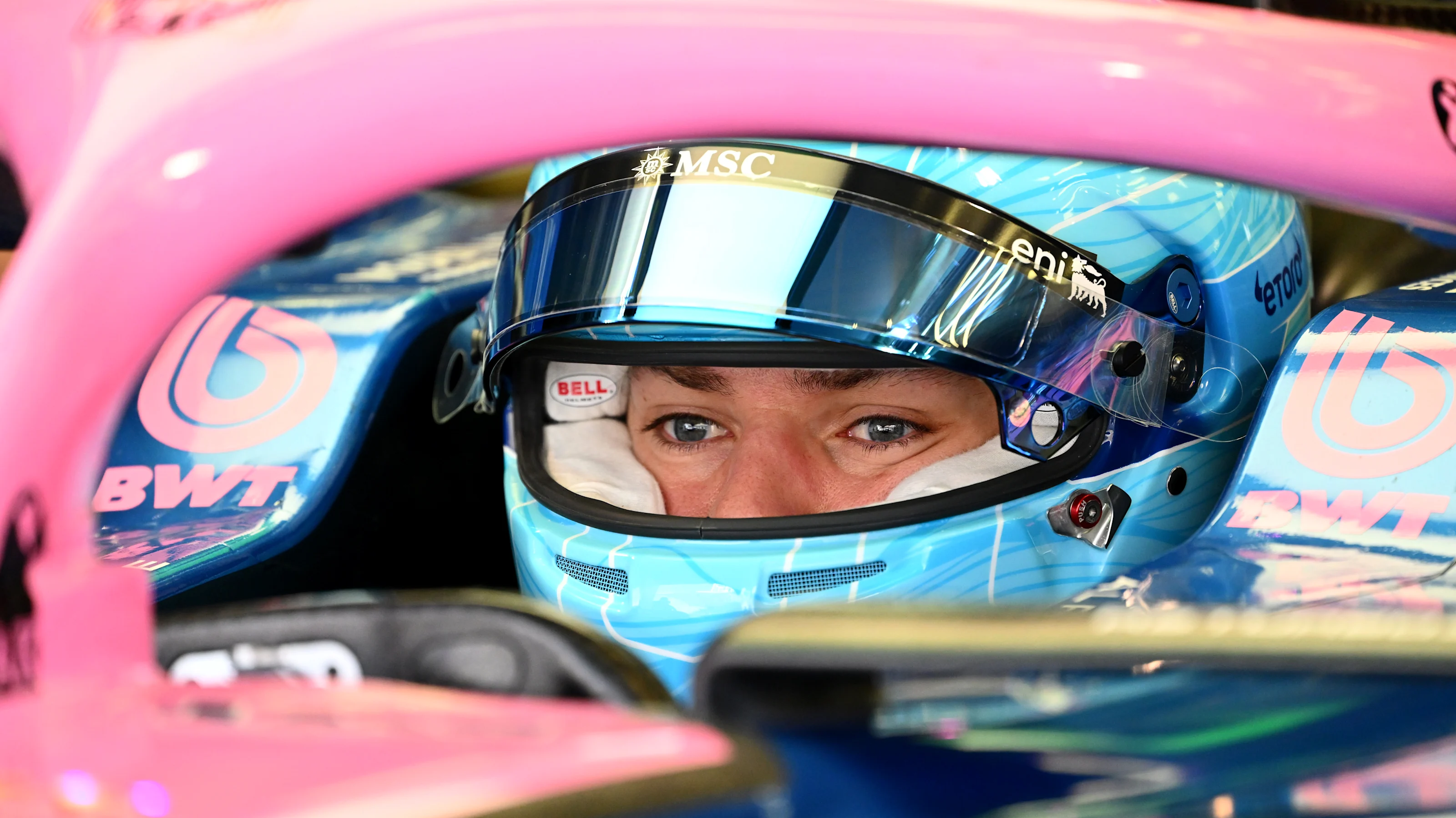 BAHRAIN, BAHRAIN - FEBRUARY 12: Pierre Gasly of France and Alpine F1 prepares to drive in the