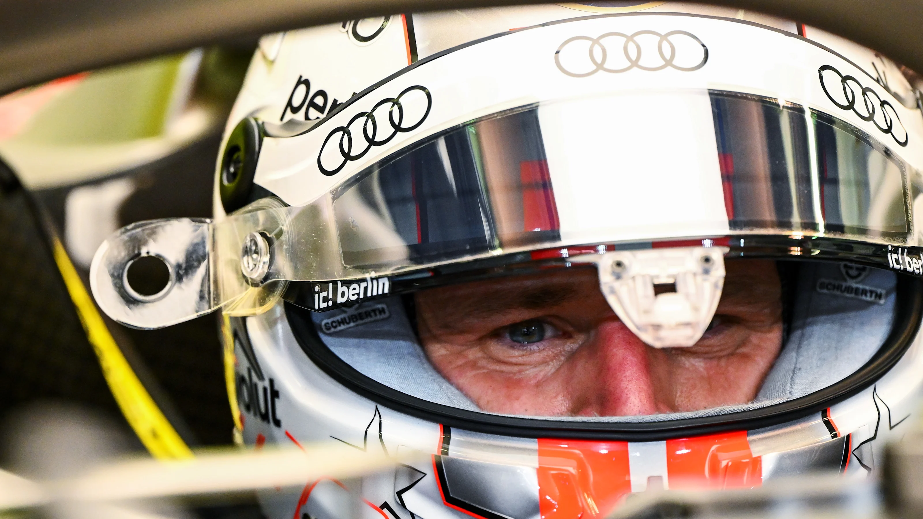BAHRAIN, BAHRAIN - FEBRUARY 19: Nico Hulkenberg of Germany and Audi F1 Team prepares to drive