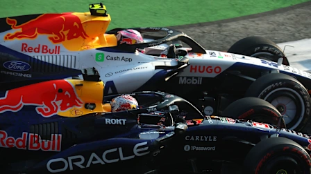 MEXICO CITY, MEXICO - OCTOBER 30: Max Verstappen of the Netherlands driving the (3) Oracle Red Bull