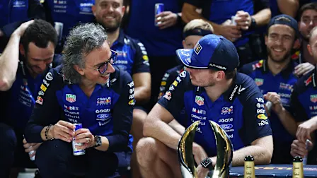SINGAPORE, SINGAPORE - OCTOBER 11: Laurent Mekies, Team Principal of Oracle Red Bull Racing and