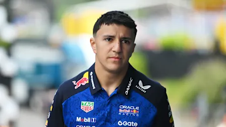 SPA, BELGIUM - JULY 17: Isack Hadjar of France and Oracle Red Bull Racing walks in the Paddock