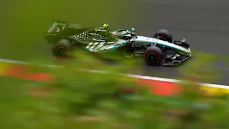 SPA, BELGIUM - JULY 18: Andrea Kimi Antonelli of Italy driving the (12) Mercedes AMG Petronas F1