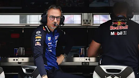 BUDAPEST, HUNGARY - JULY 25: Laurent Mekies, Team Principal of Oracle Red Bull Racing looks on from