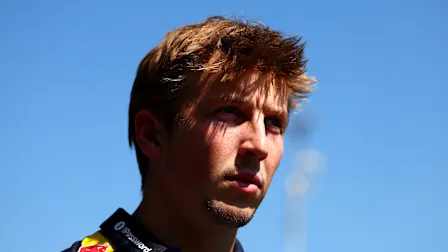 MONZA, ITALY - SEPTEMBER 03: Liam Lawson of New Zealand and Oracle Red Bull Racing walks in the