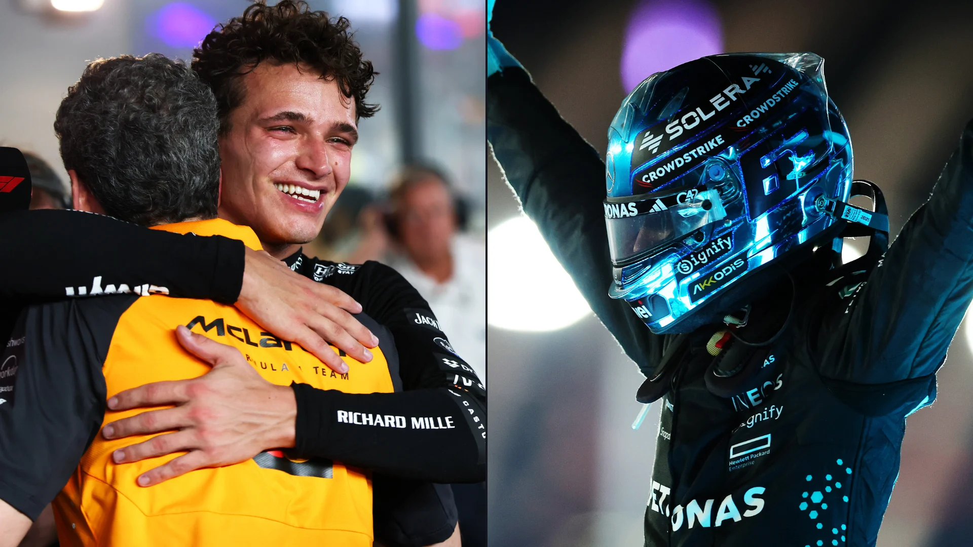 George Russell storms to victory in Singapore as McLaren seal Teams’ Championship