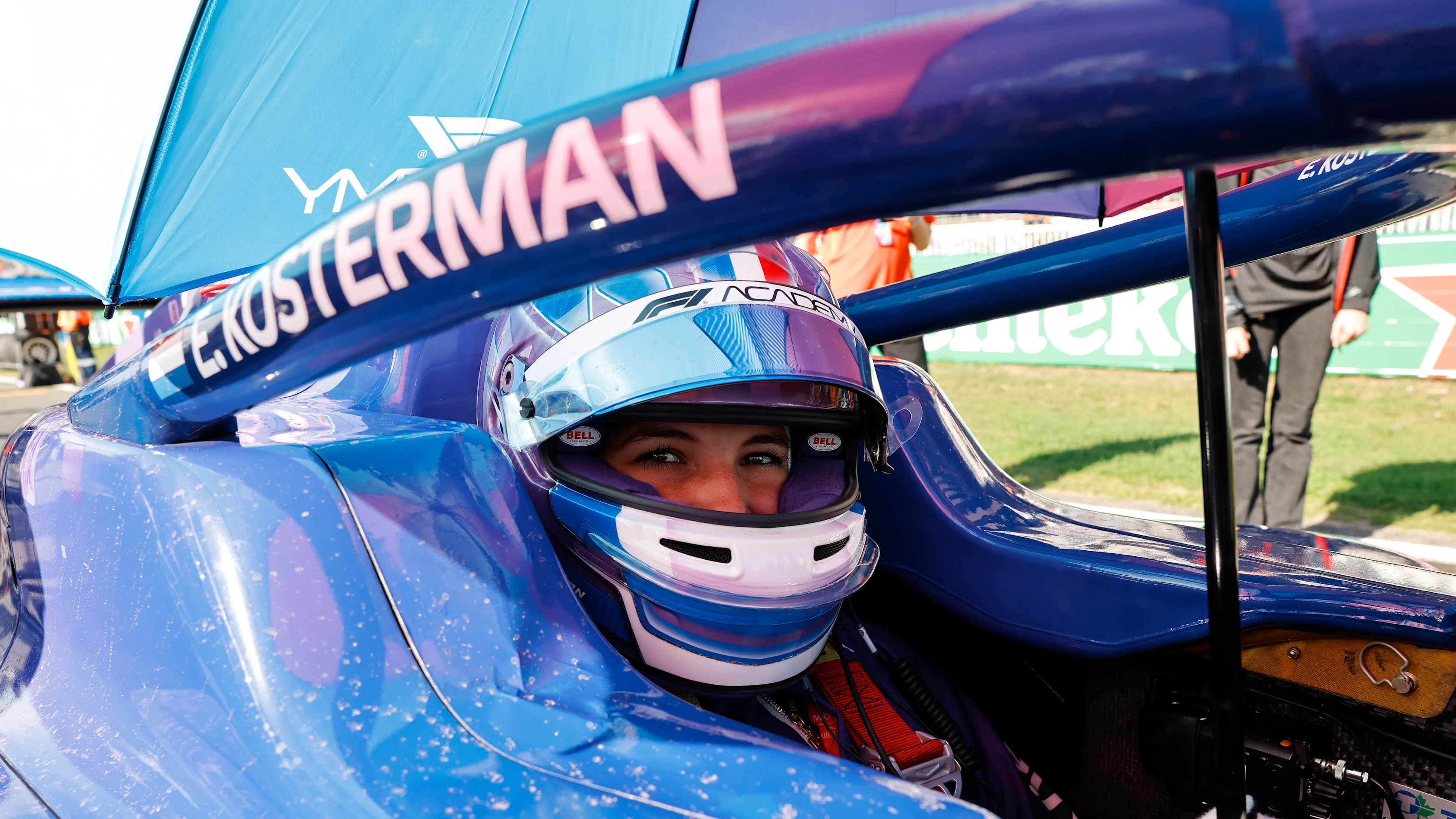 ZANDVOORT, NETHERLANDS - AUGUST 31: (EDITORS NOTE: Image has been digitally enhanced.) Esmee