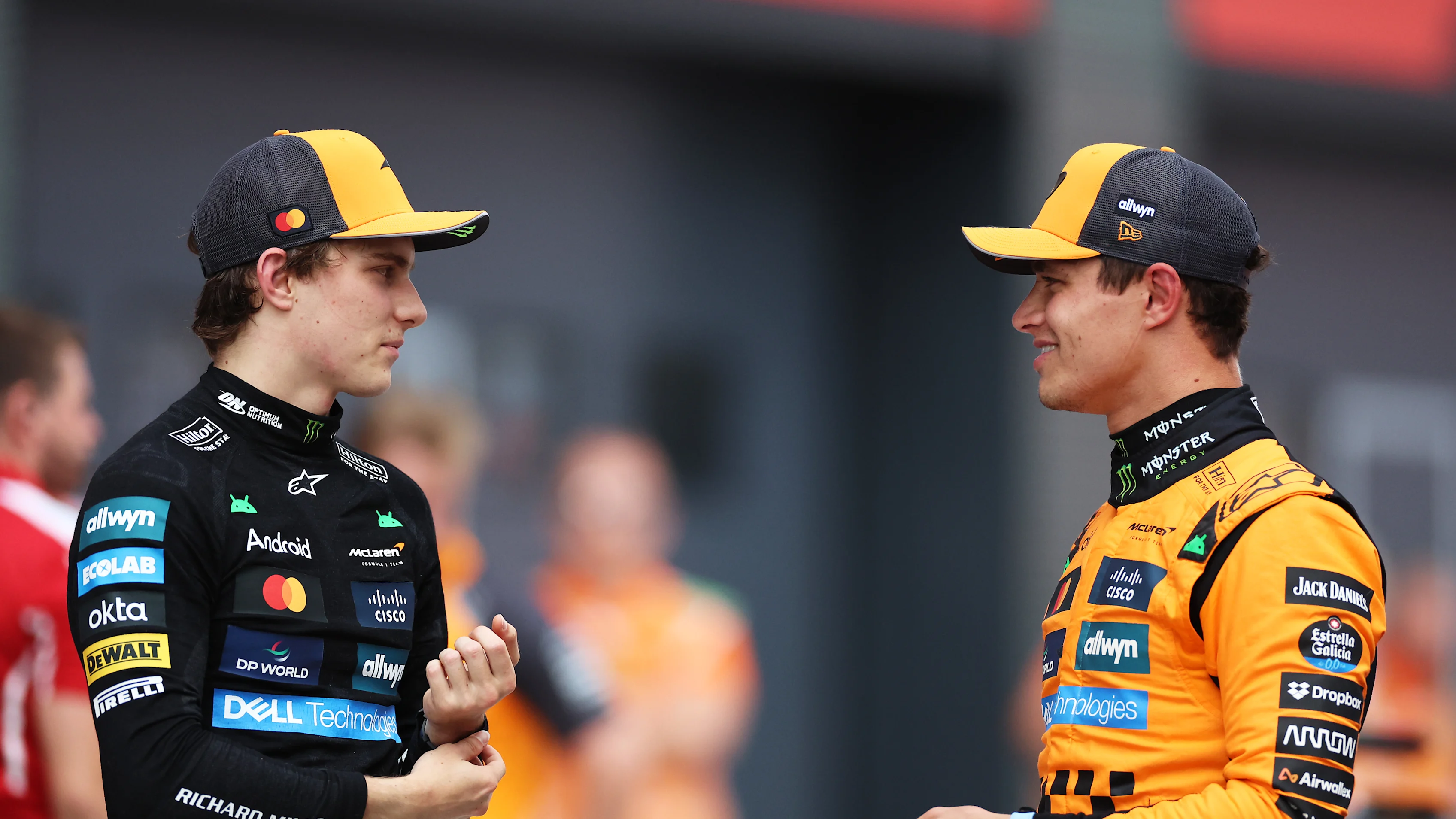 BUDAPEST, HUNGARY - AUGUST 02: Second placed qualifier Oscar Piastri of Australia and McLaren and