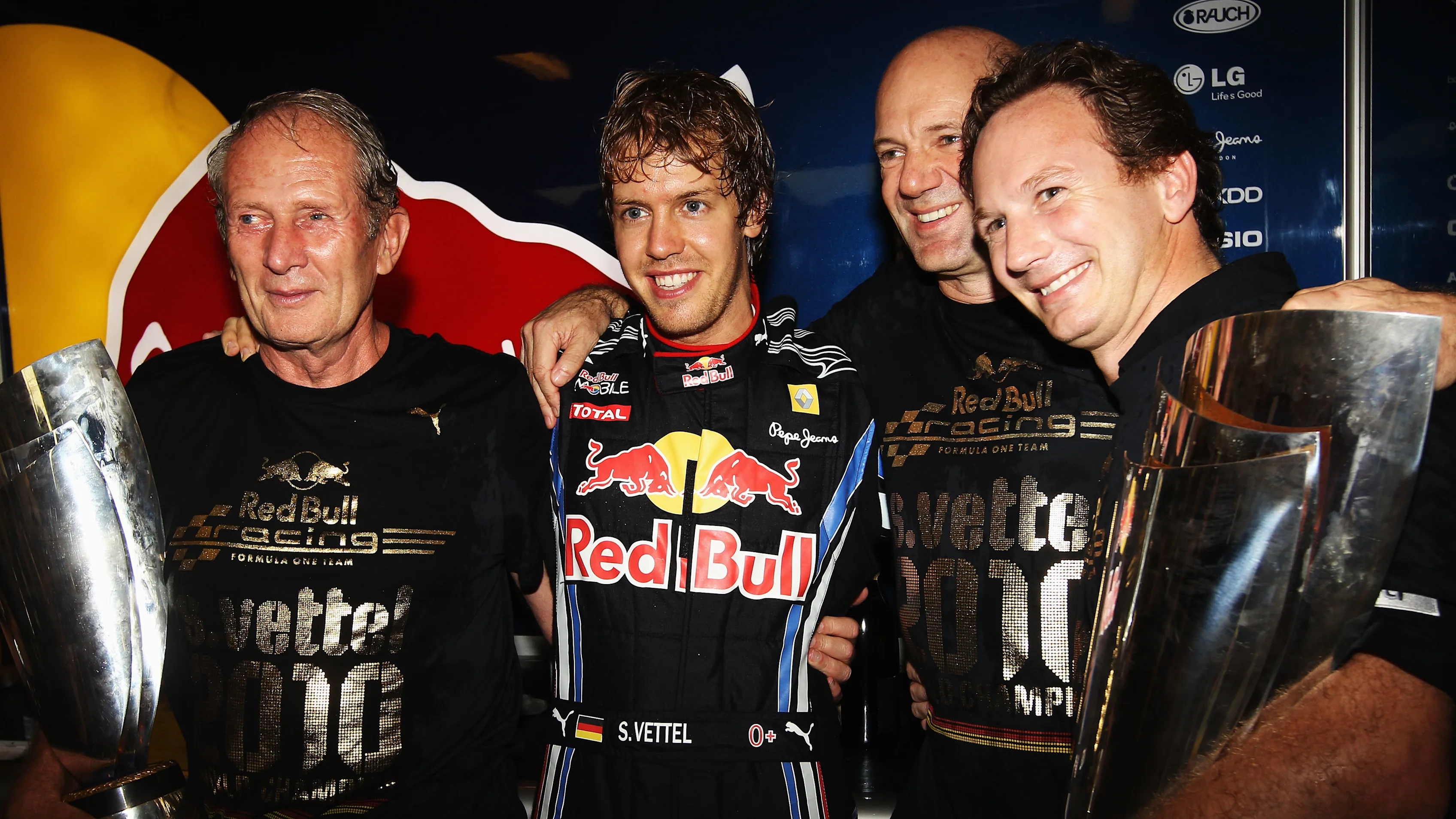 ABU DHABI, UNITED ARAB EMIRATES - NOVEMBER 14: Race winner and F1 2010 World Champion Sebastian