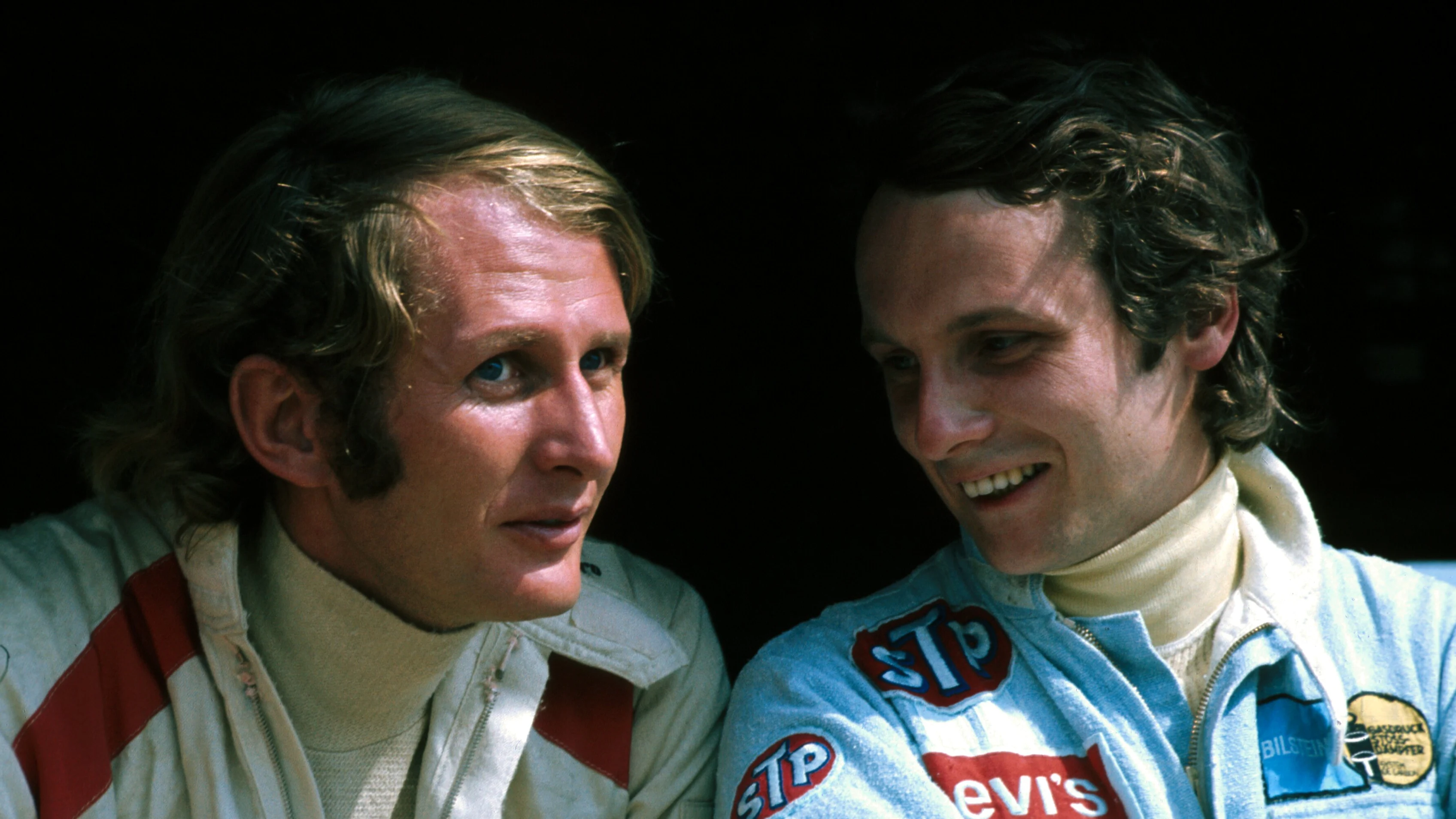 Dr. Helmut Marko (AUT) left, and Niki Lauda (AUT) South African GP, Kyalami 1972 (Photo by David