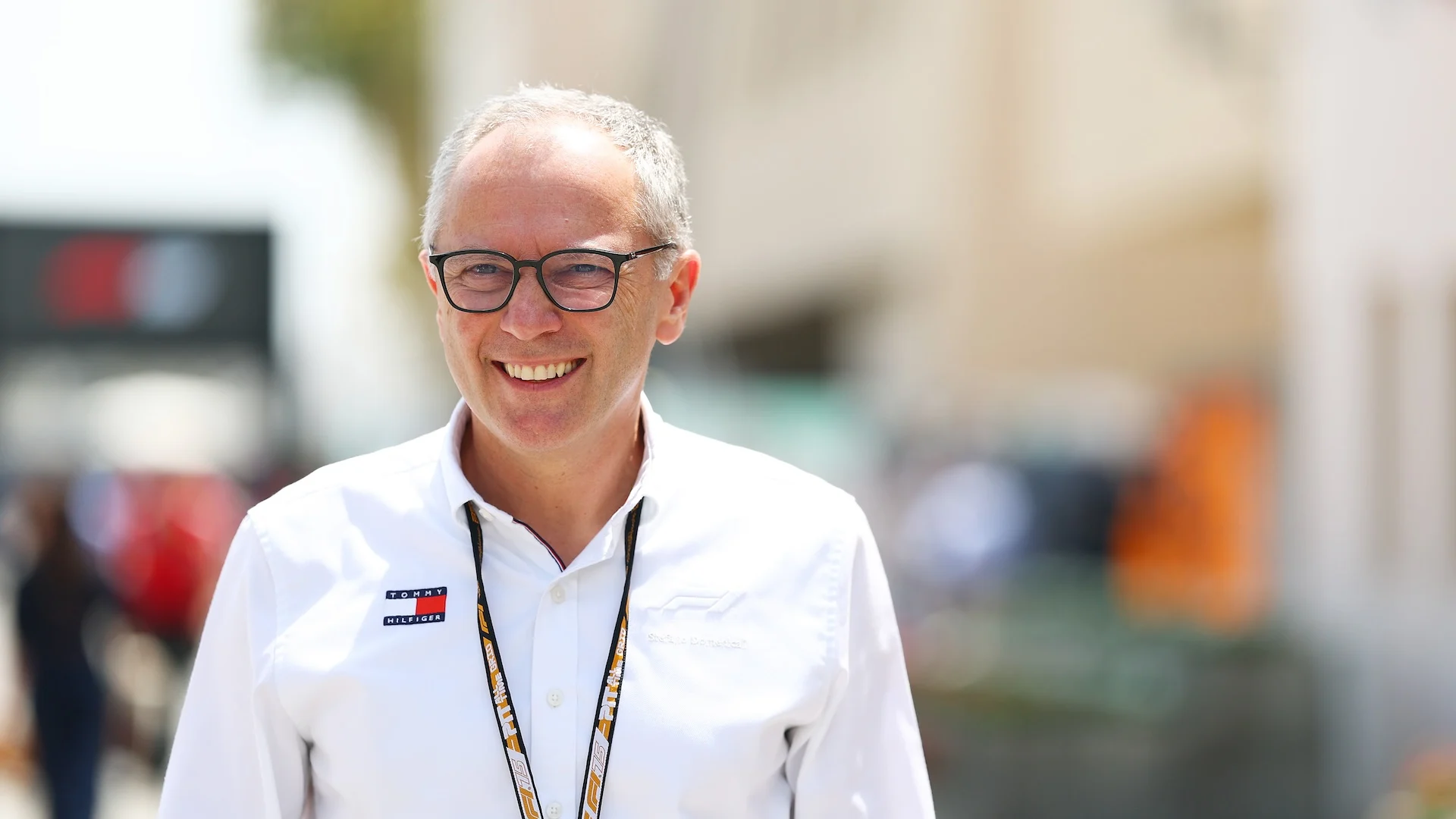 BAHRAIN, BAHRAIN - APRIL 12: Stefano Domenicali, CEO of the Formula One Group walks in the Paddock