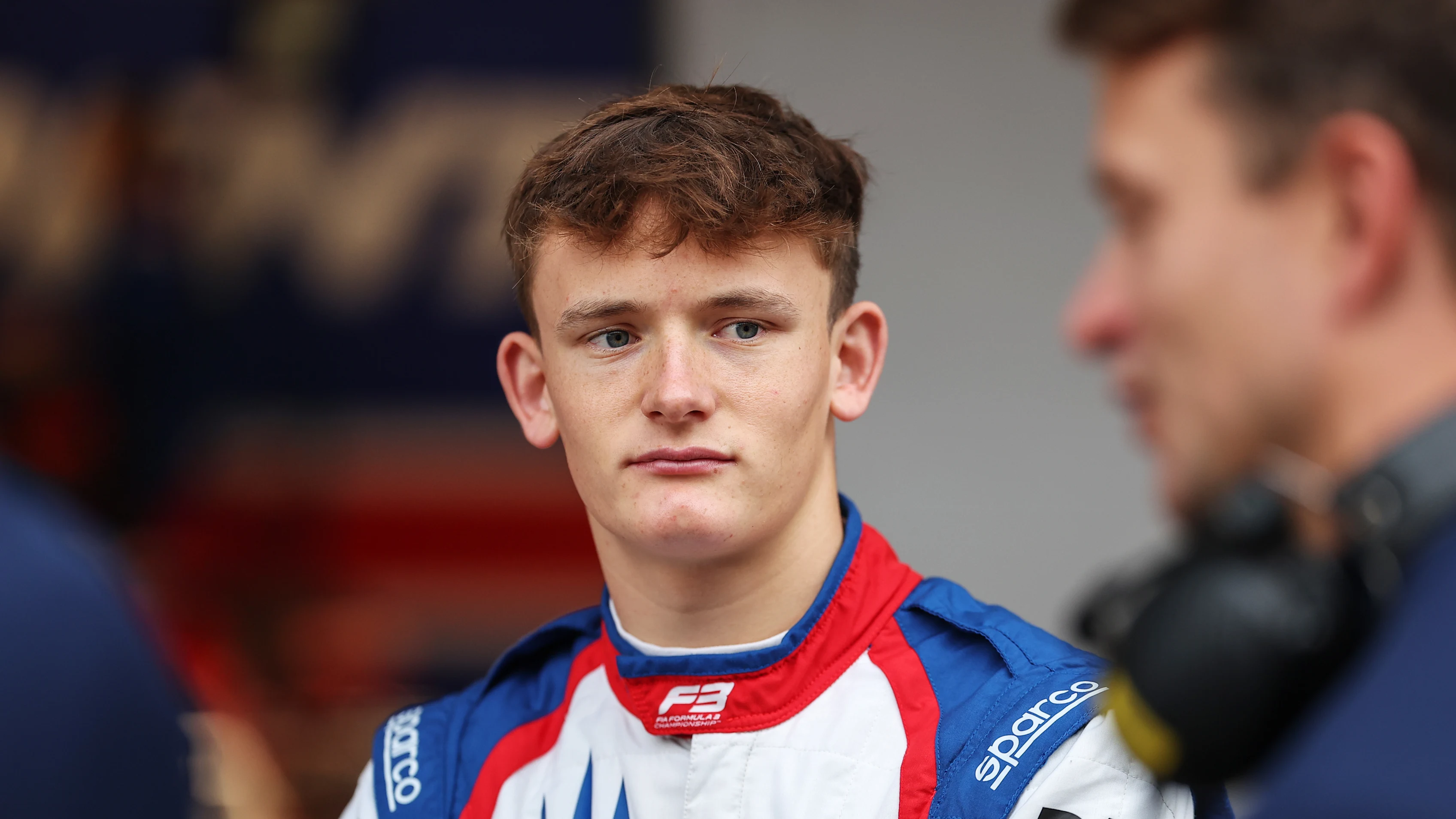 BARCELONA, SPAIN - OCTOBER 16: Freddie Slater of Great Britain and Trident (5) looks on in the