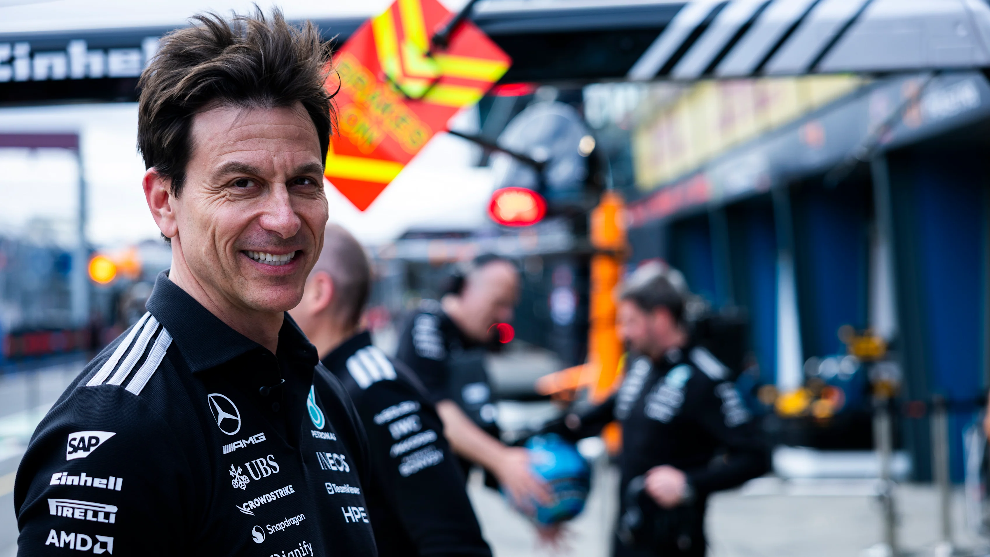 MELBOURNE, AUSTRALIA - MARCH 07: Toto Wolff, Executive Director of Mercedes AMG Petronas F1 Team