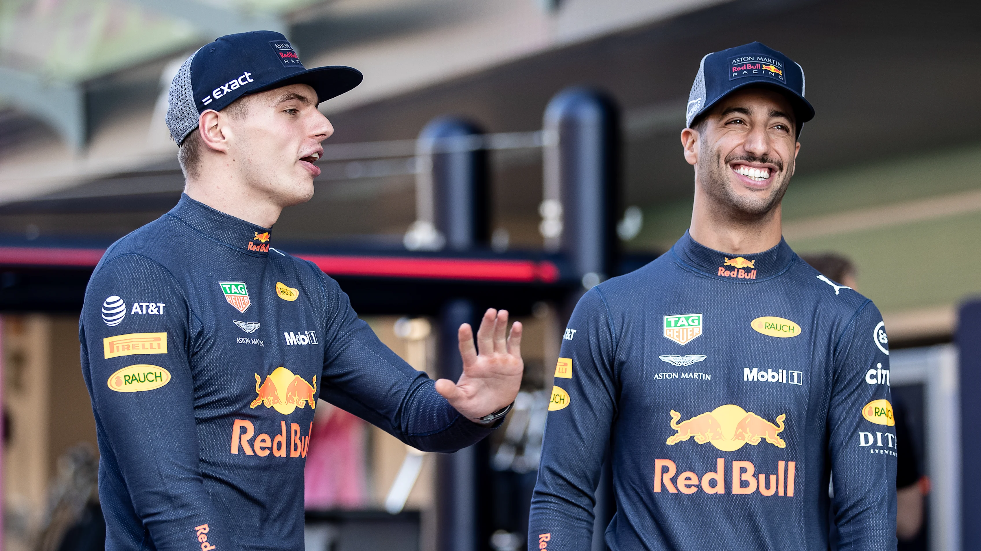 ABU DHABI, UNITED ARAB EMIRATES - NOVEMBER 22: Daniel Ricciardo of Australia and Red Bull Racing