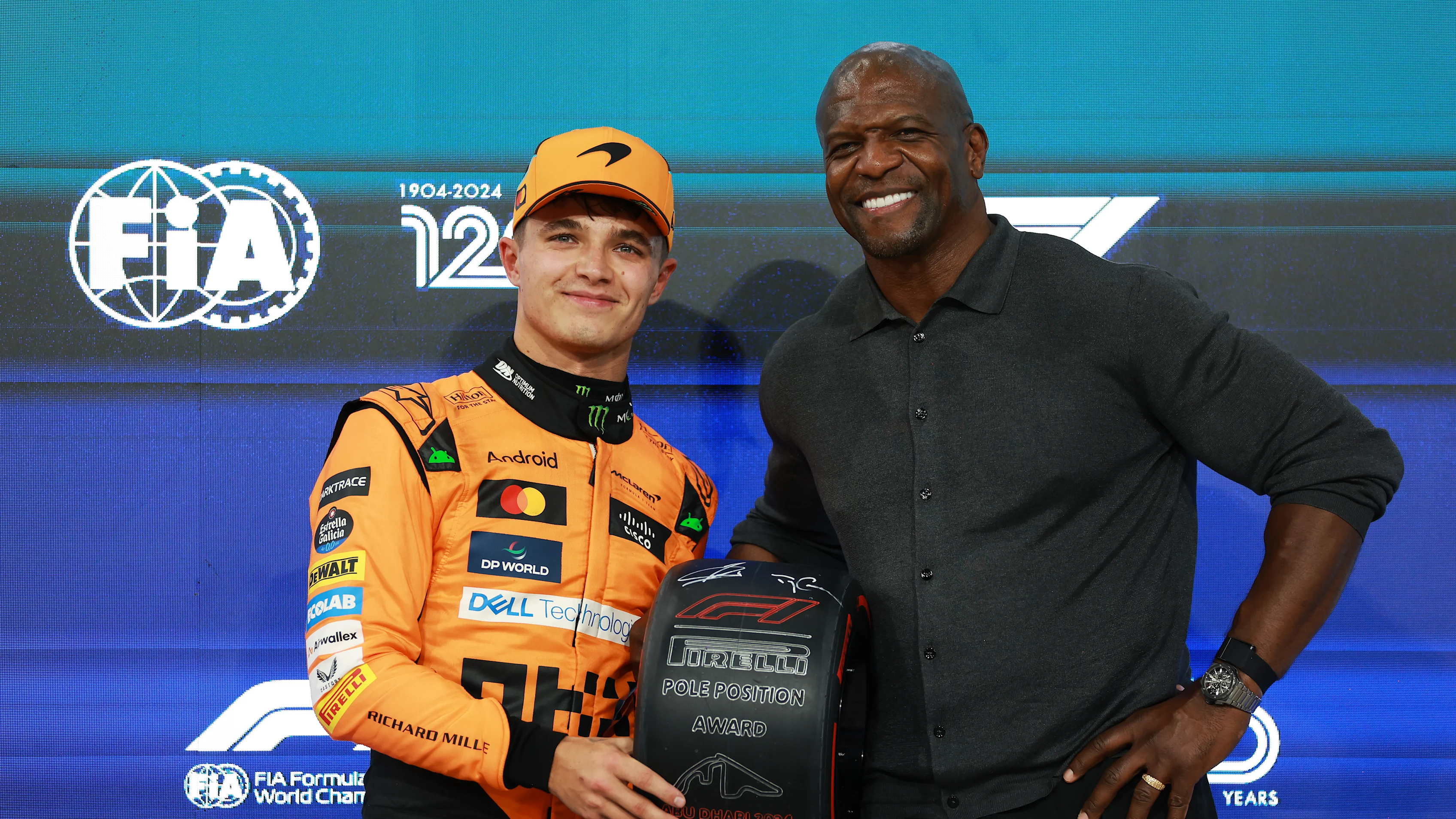 ABU DHABI, UNITED ARAB EMIRATES - DECEMBER 07: Pole position qualifier Lando Norris of Great