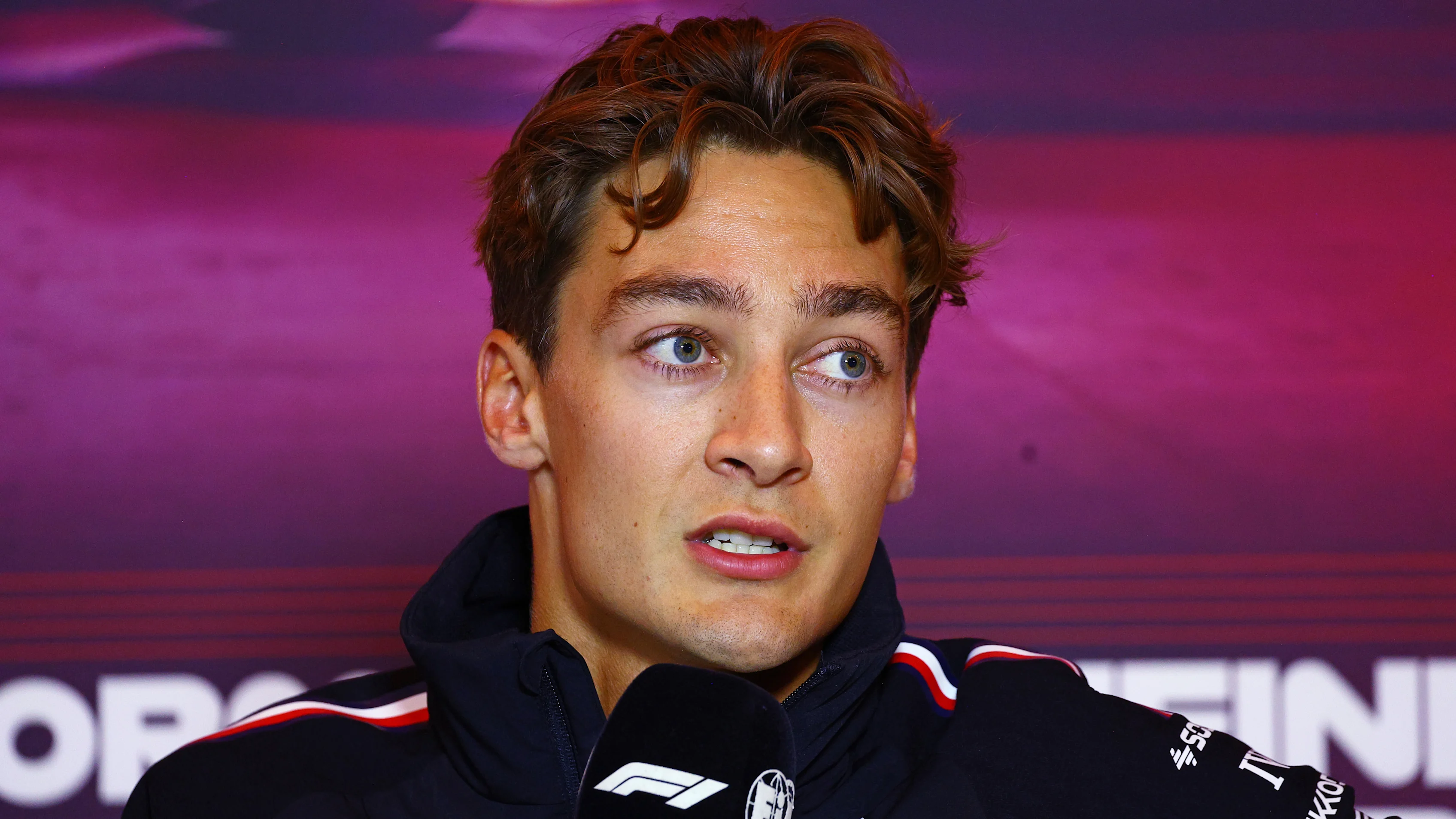 ZANDVOORT, NETHERLANDS - AUGUST 22: George Russell of Great Britain and Mercedes attends the